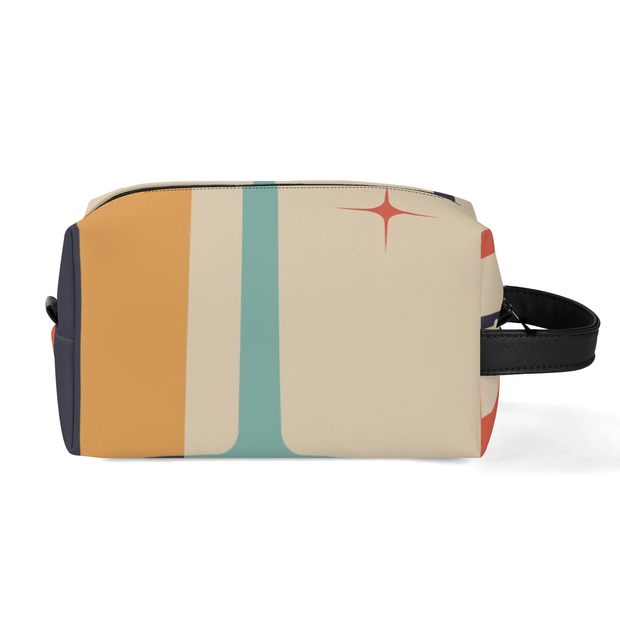Atomic Kitty Travel Bag, Toiletry Bag, Kitschy Mod Style - Mid Century Modern Gal