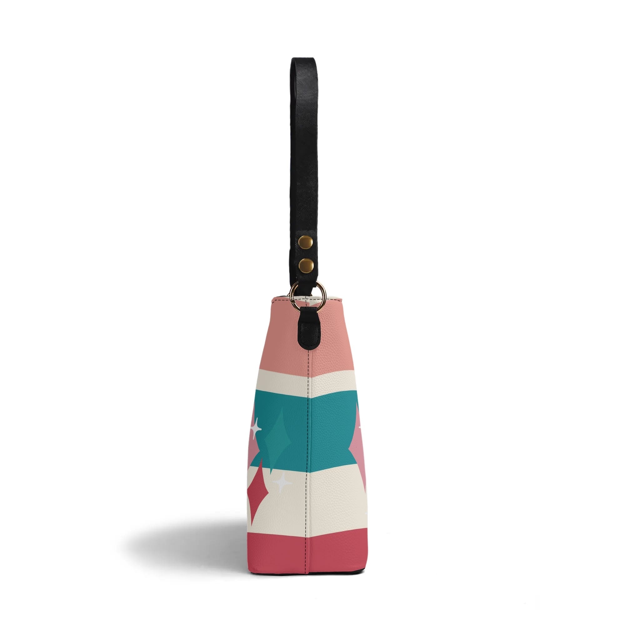 Atomic Cat Mid Mod Trendy Fashionable Shoulder Bag - Mid Century Modern Gal