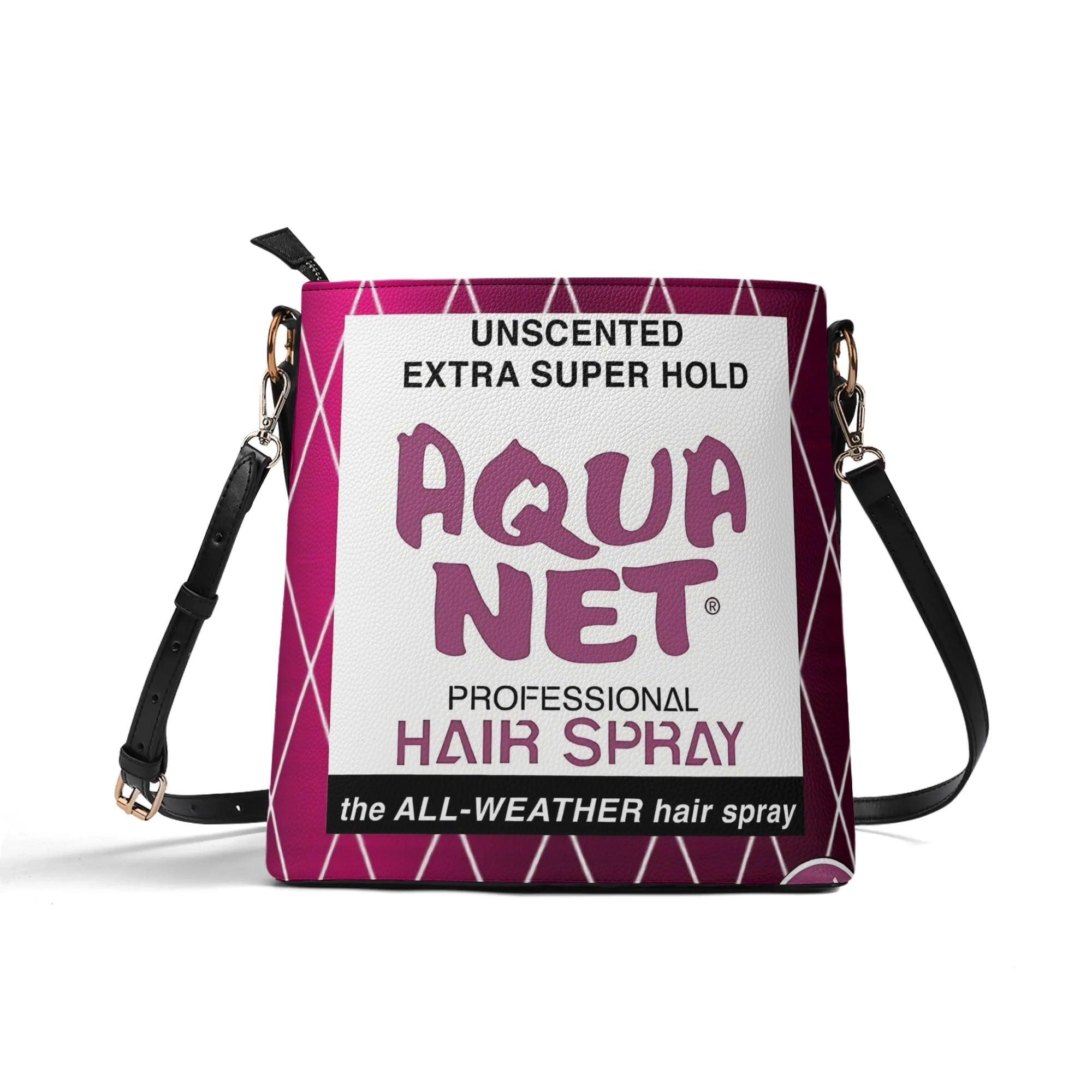 Kitschy Cute Hairdresser Aqua Net Designed, 80s Retro Hairdresser Bag - Mid Century Modern Gal