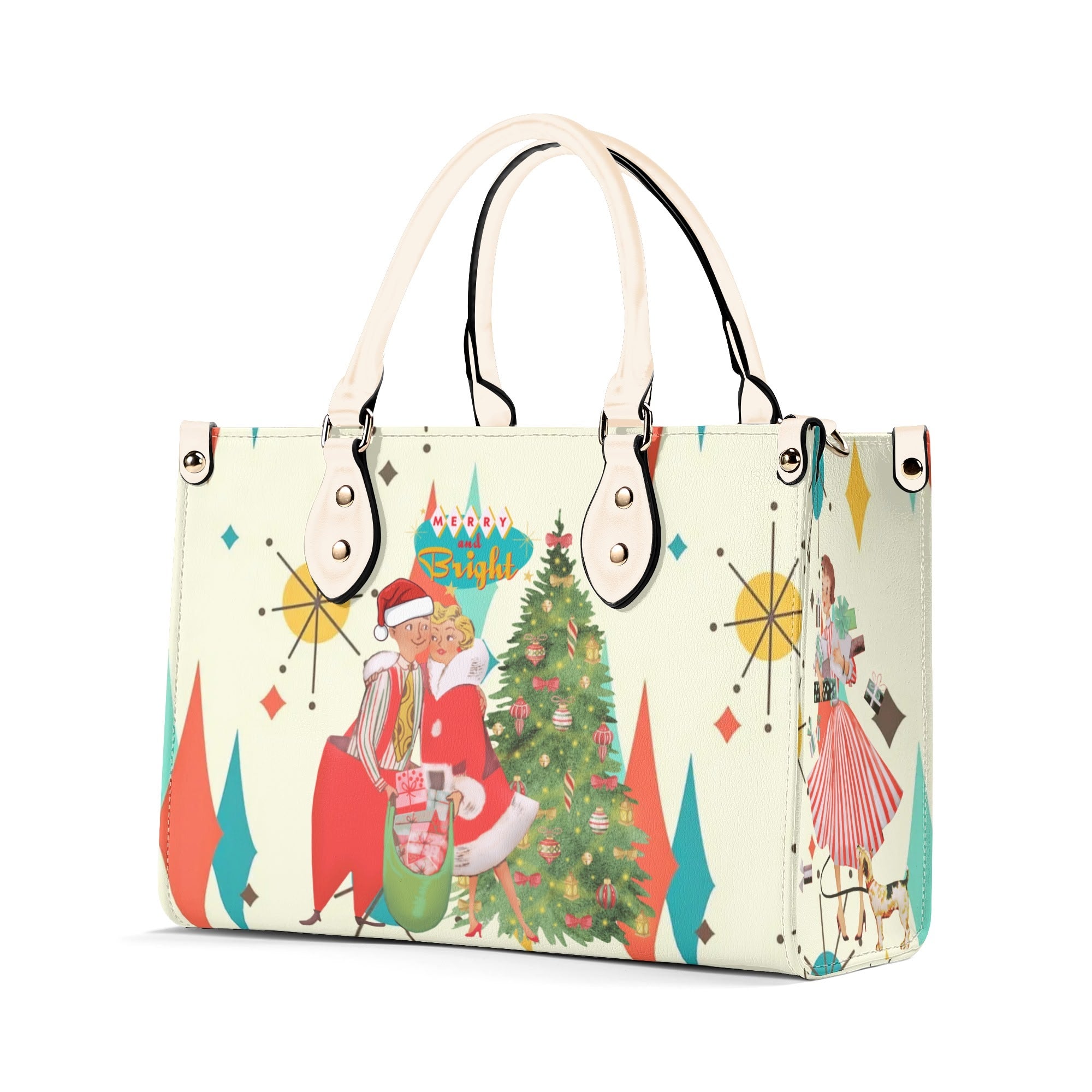 Retro Vintage 50s Holiday Kitsch Handbag - Mid Century Modern Gal