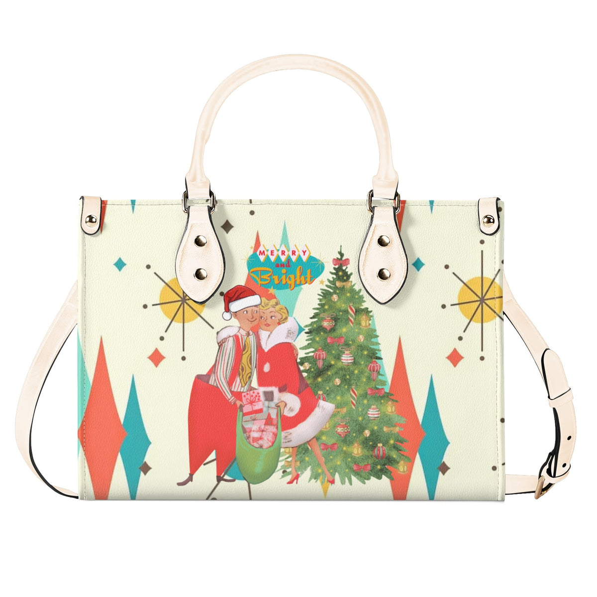 Retro Vintage 50s Holiday Kitsch Handbag - Mid Century Modern Gal