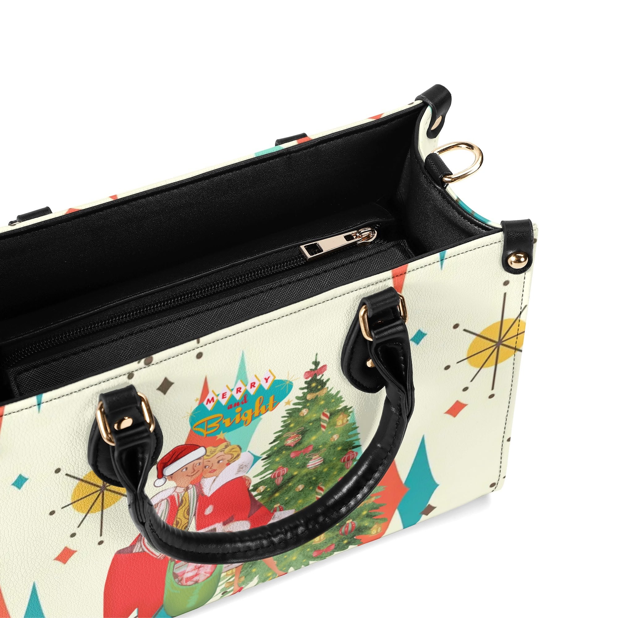 Retro Vintage 50s Holiday Kitsch Handbag - Mid Century Modern Gal