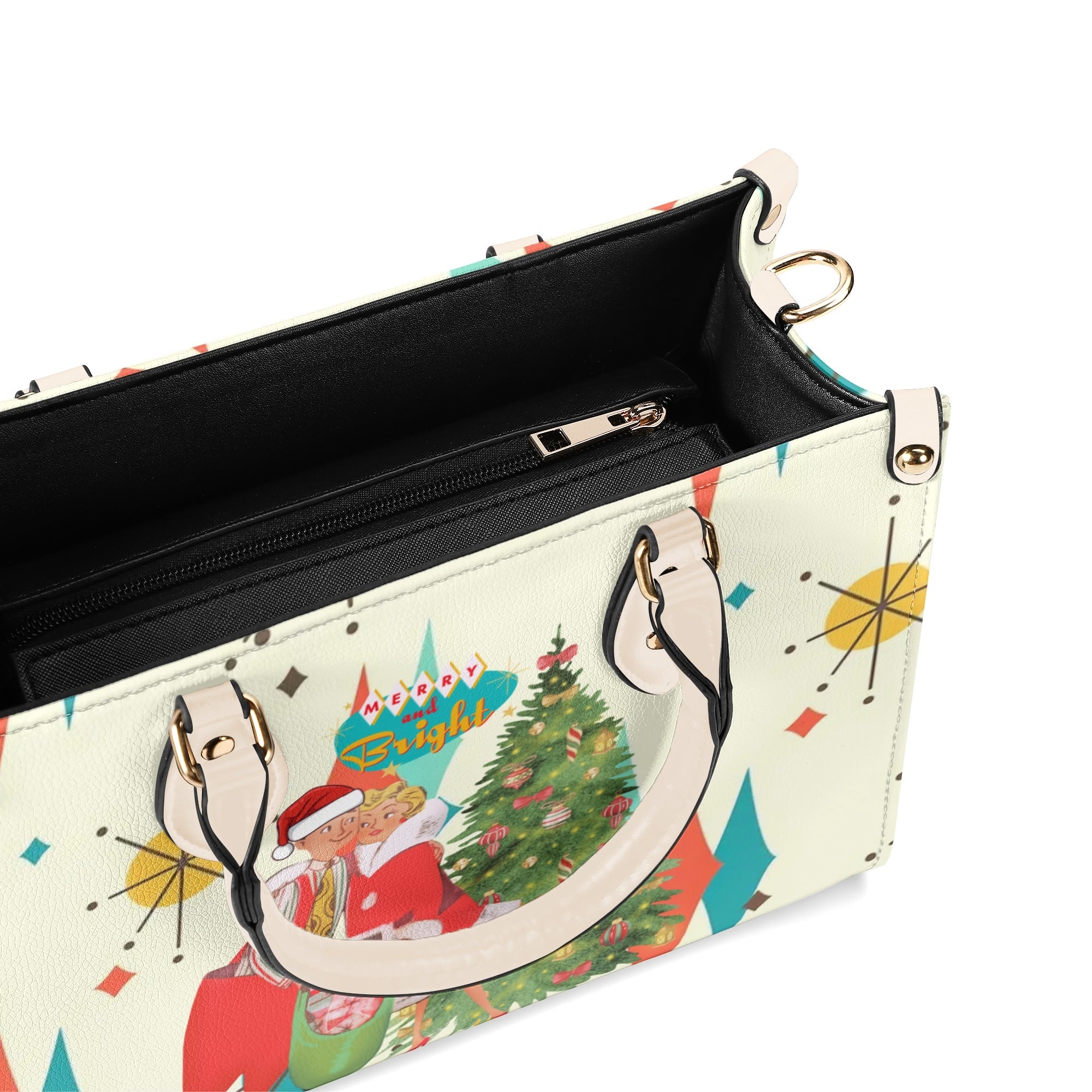 Retro Vintage 50s Holiday Kitsch Handbag - Mid Century Modern Gal