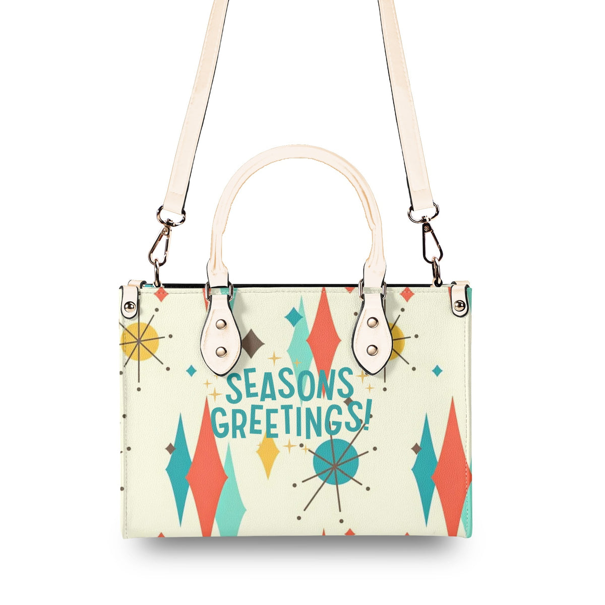 Retro Vintage 50s Holiday Kitsch Handbag - Mid Century Modern Gal
