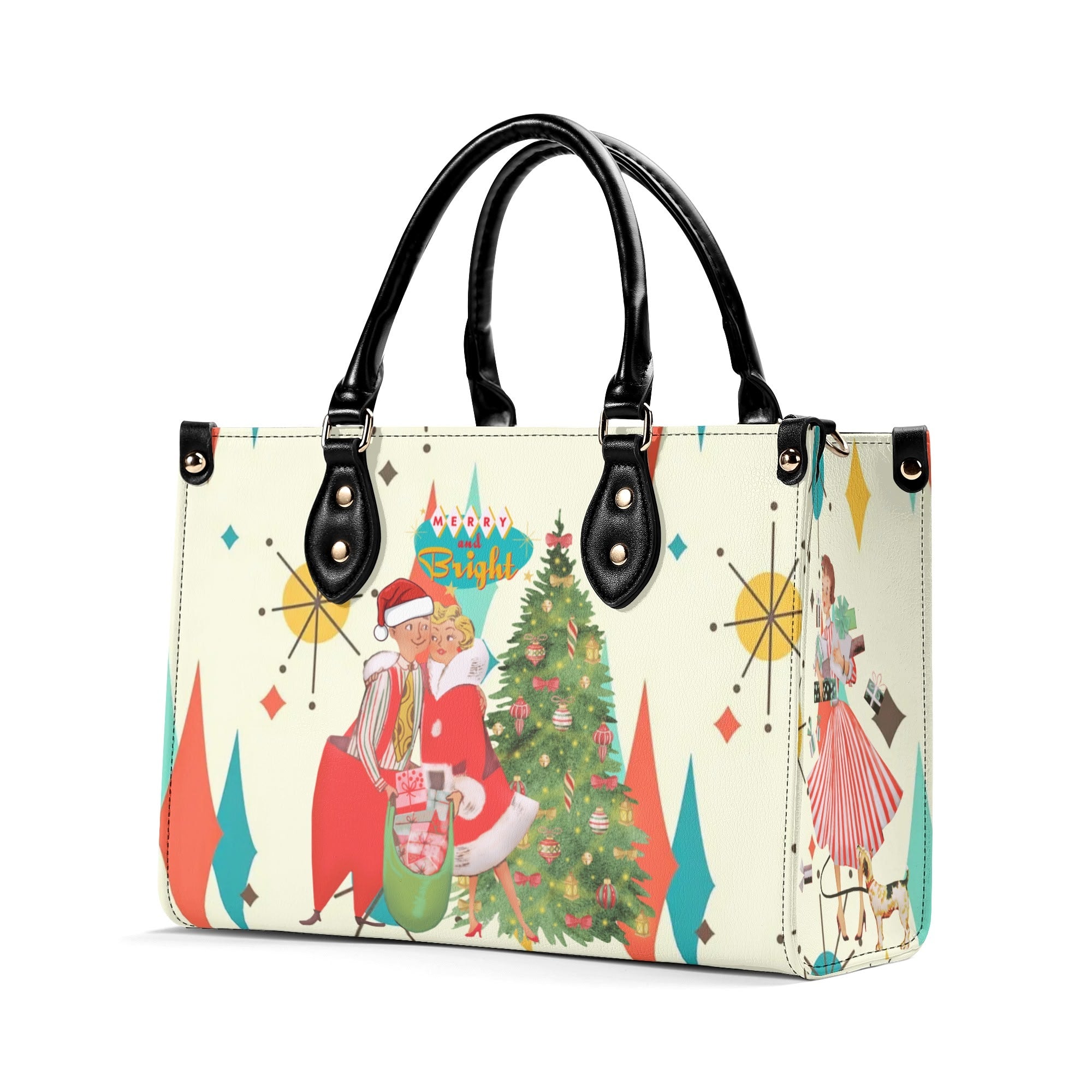 Retro Vintage 50s Holiday Kitsch Handbag - Mid Century Modern Gal