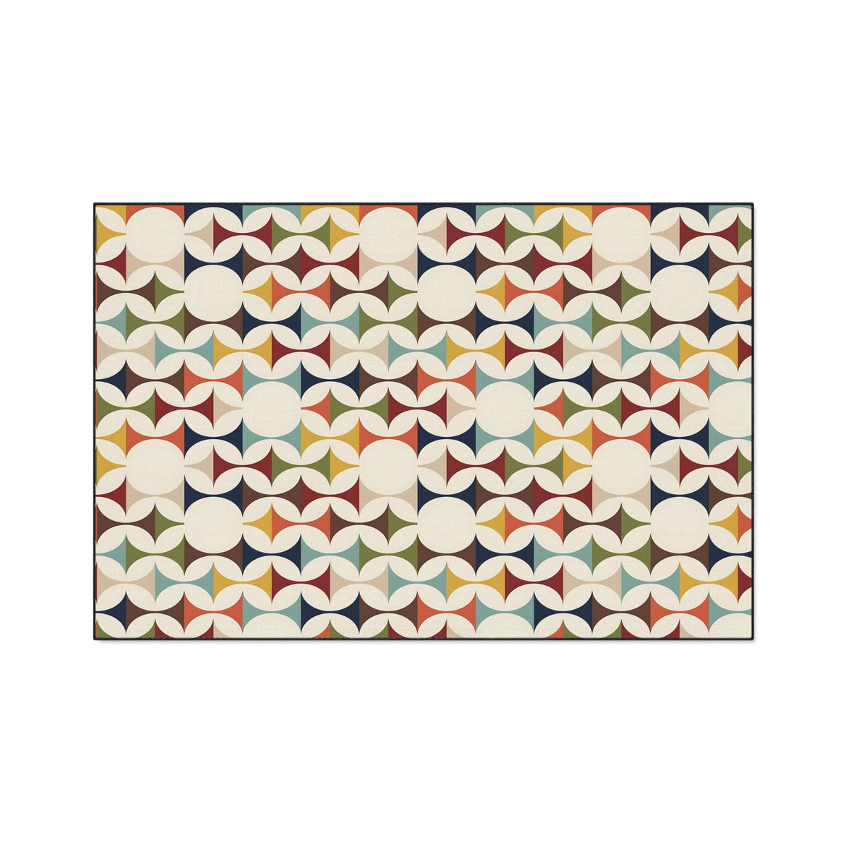 Mid Century Modern Scandinavian Designed Kitchen, Bath Heavy Duty Floor Mat - Mid Century Modern Gal