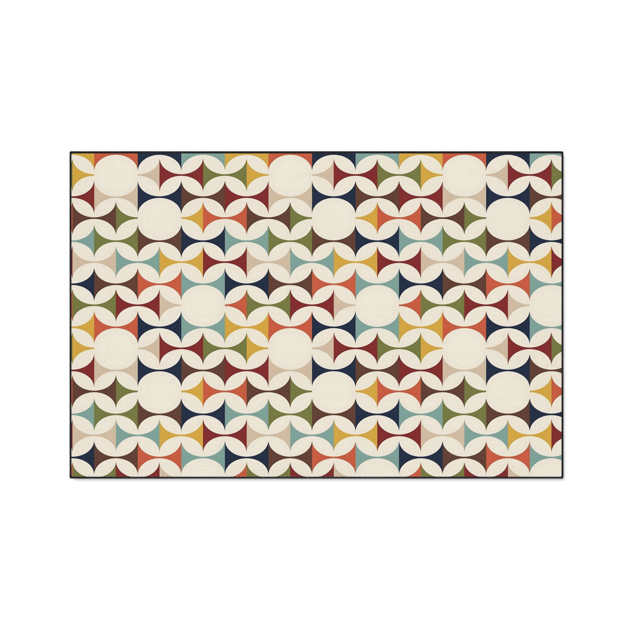 Mid Century Modern Scandinavian Designed Kitchen, Bath Heavy Duty Floor Mat - Mid Century Modern Gal