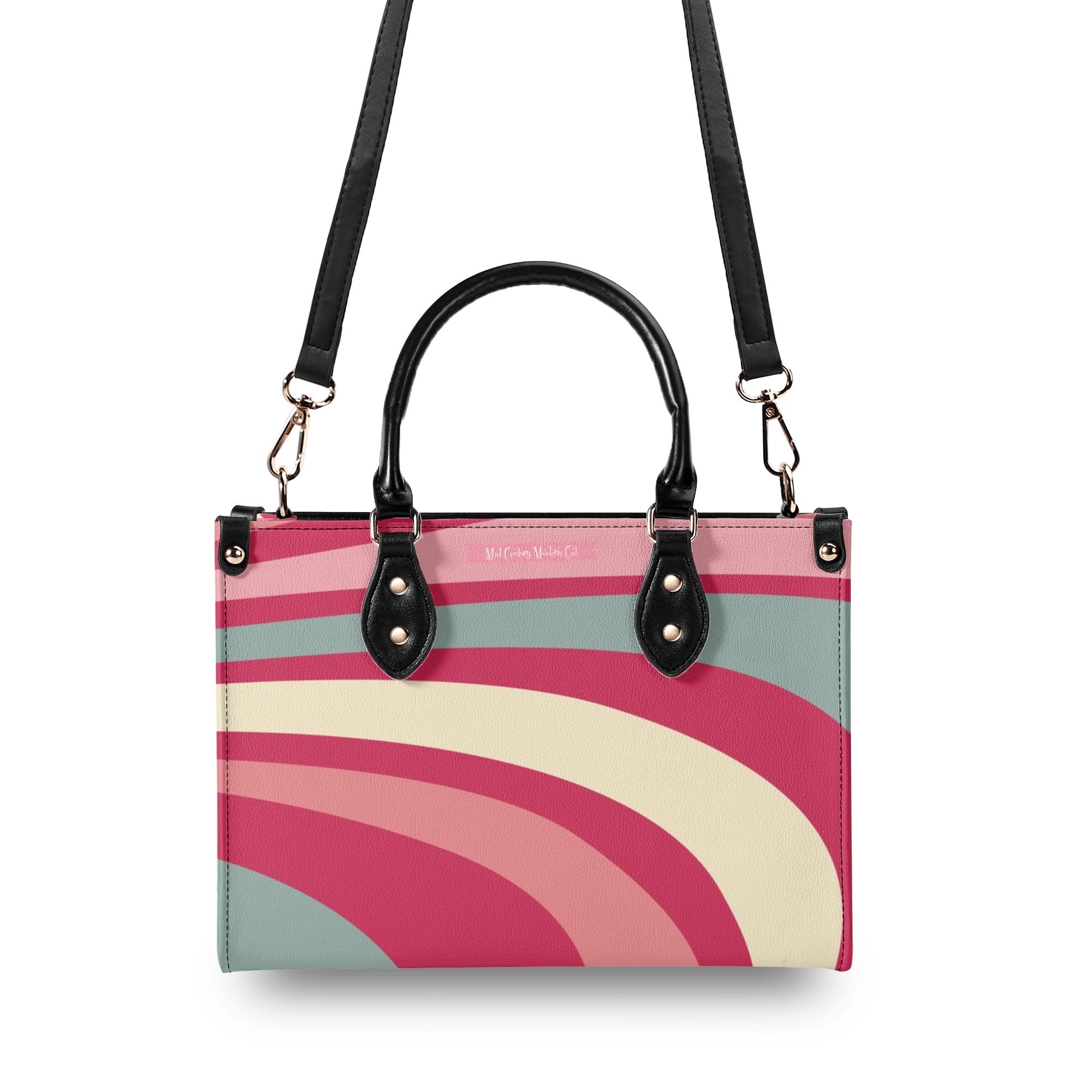 Retro 60s Mod Love Funky Fun Trendy Handbag Shoulder Bag for Mod Gals - Mid Century Modern Gal
