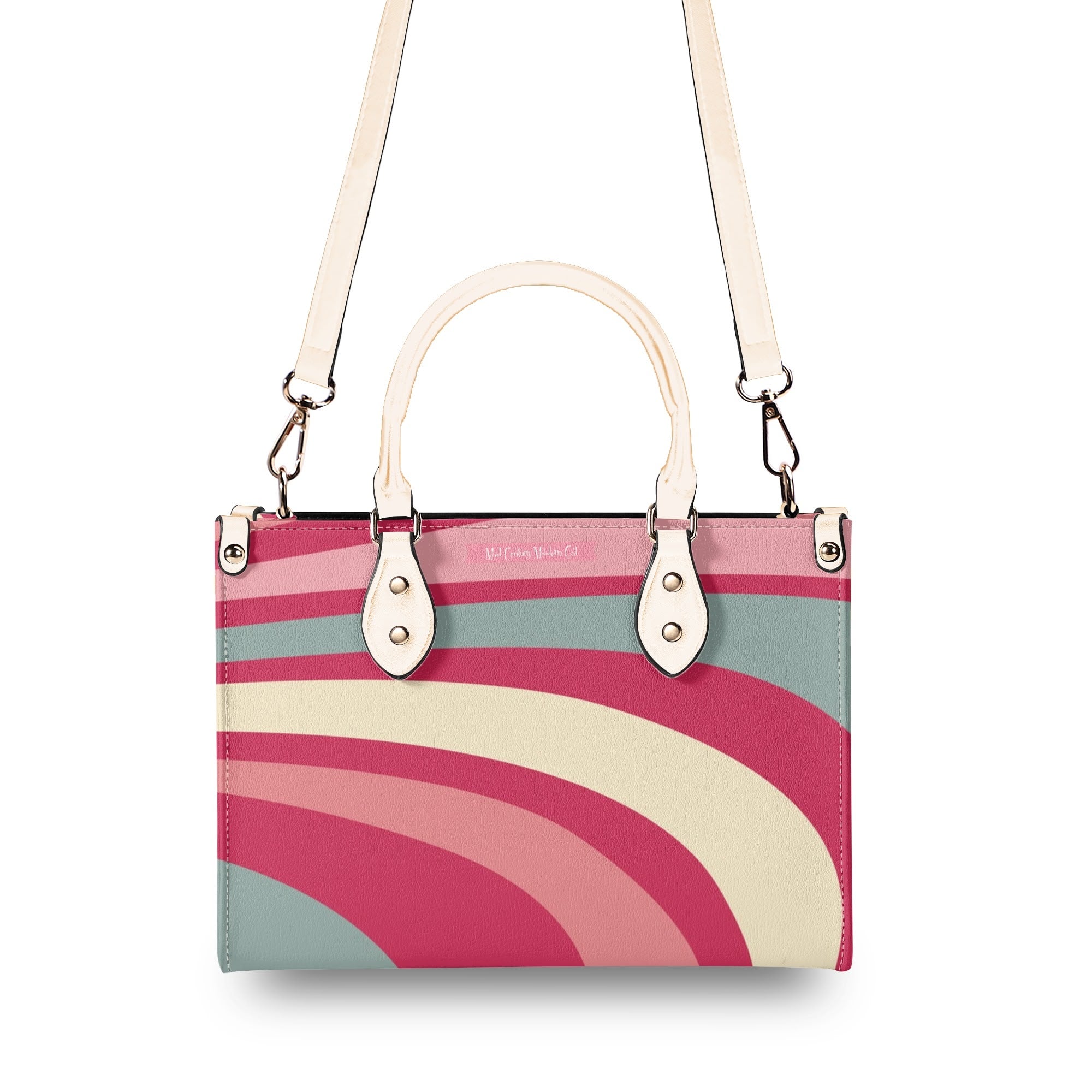 Retro 60s Mod Love Funky Fun Trendy Handbag Shoulder Bag for Mod Gals - Mid Century Modern Gal
