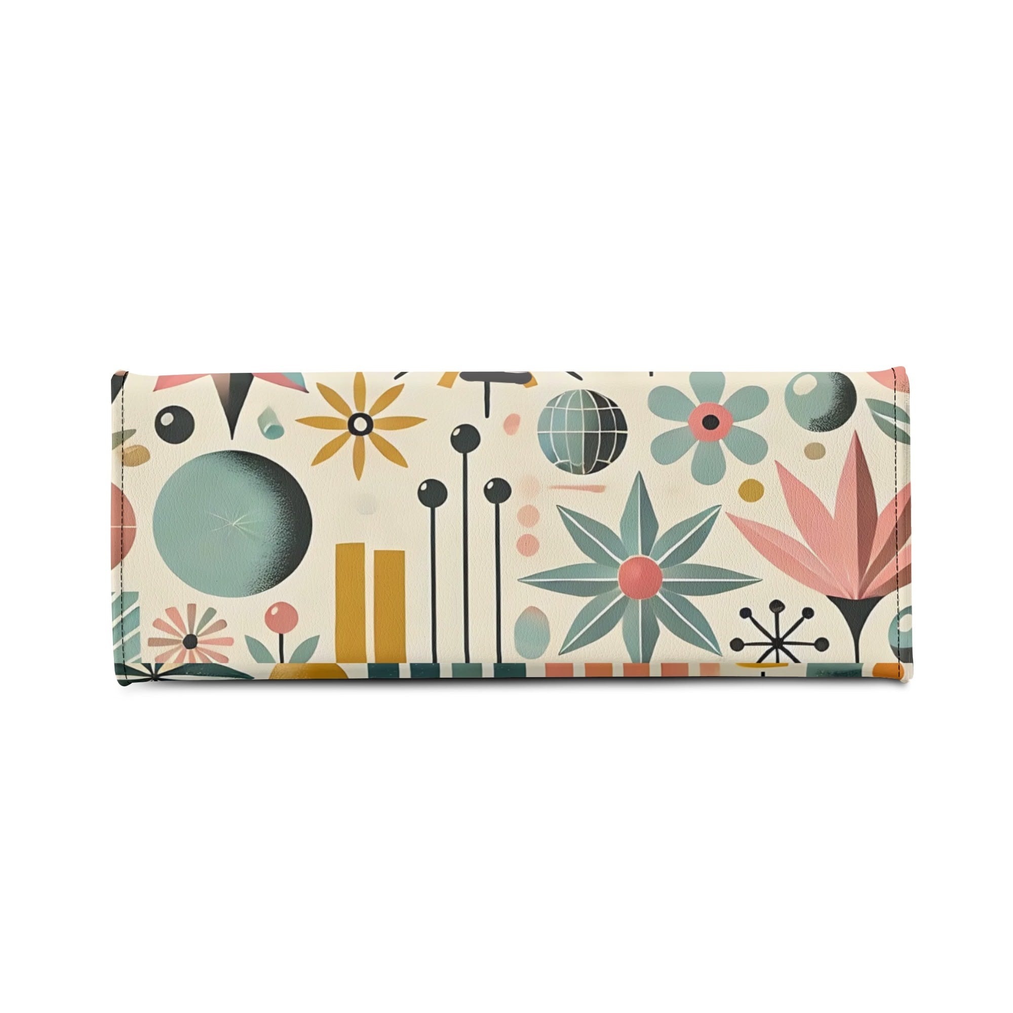Mid Century Modern Gal Signature Atomic Cat, Atomic Kitschy Handbag, Shoulder Bag - Mid Century Modern Gal