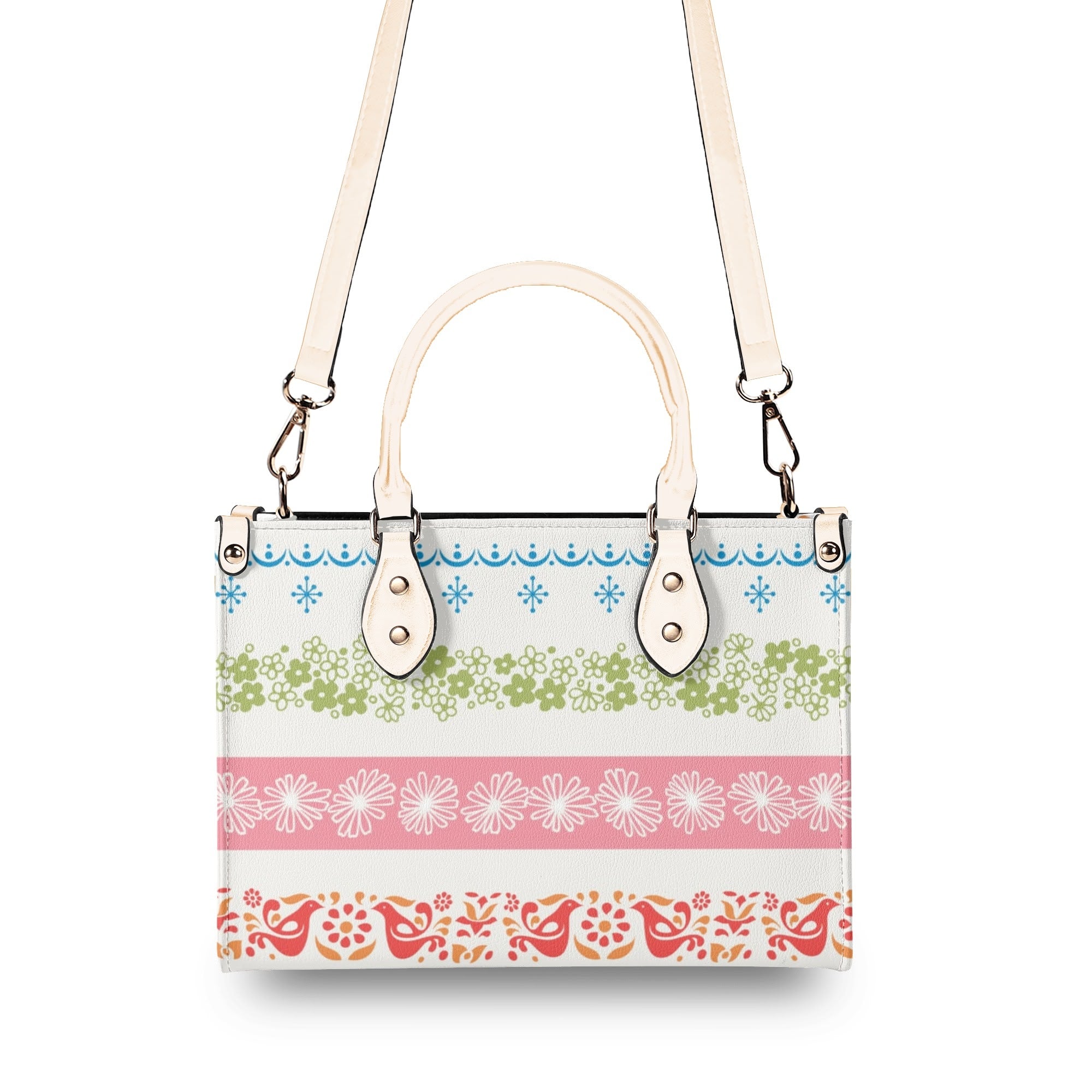 Spring Blossom Crazy Daisy Retro Pyrex Lover Kitschy Mod Handbag - Mid Century Modern Gal