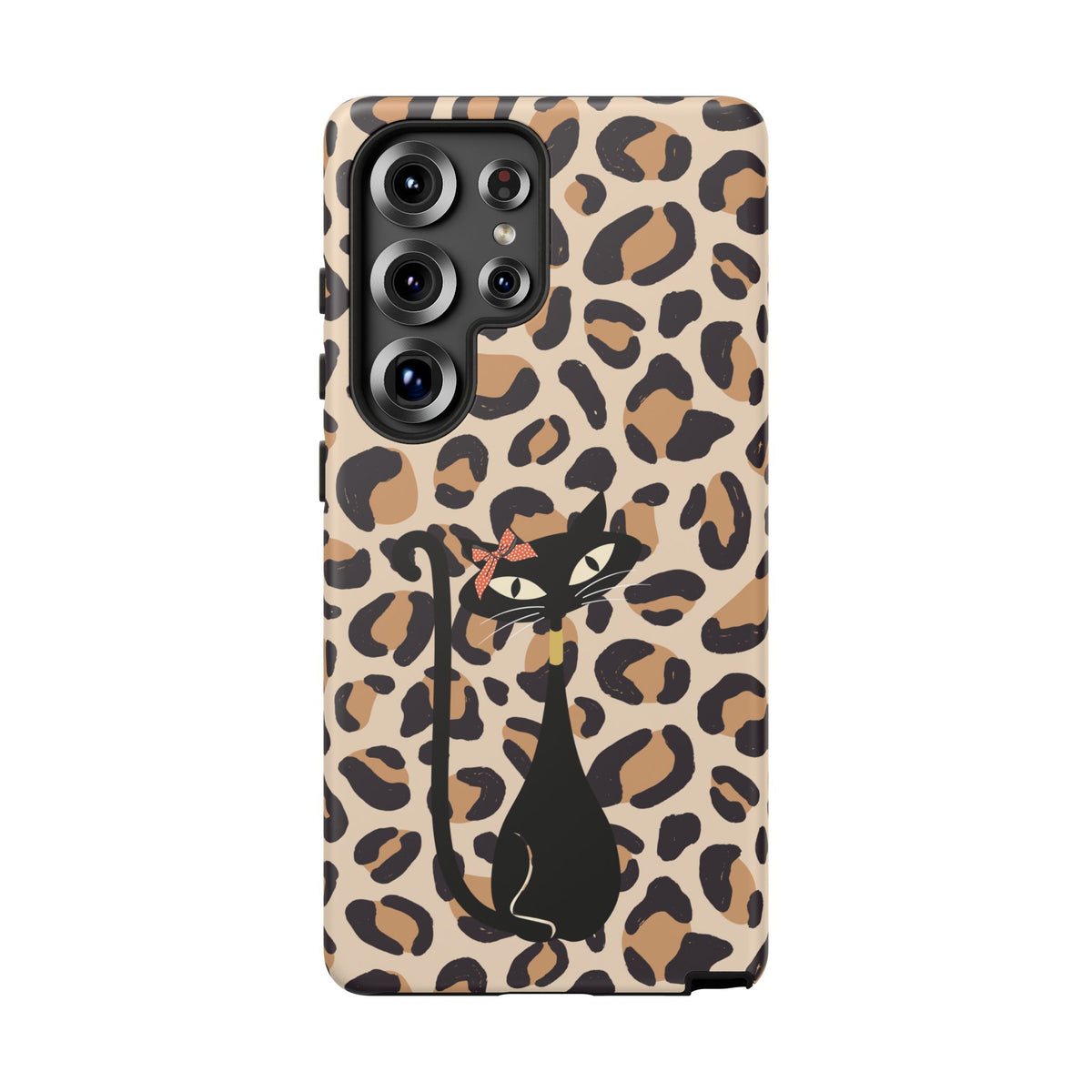 Mid Century Modern 50s Leopard Print, Atomic Cat, Mid Mod Tough Cases
