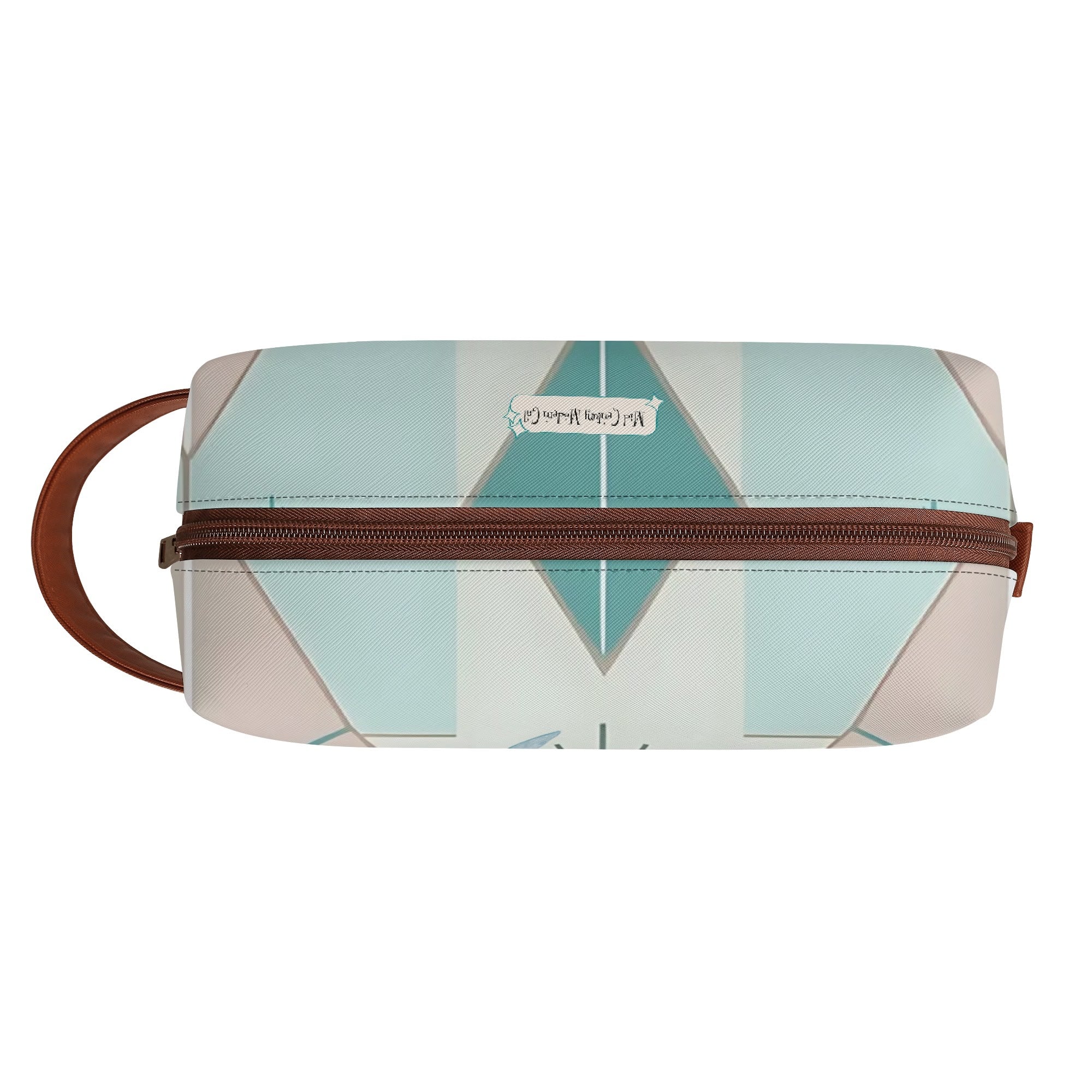 Kitschy Mod Gal Travel Toiletry Bag, Fly Me To The Moon Atomic Starbursts Cosmetic Organizer - Mid Century Modern Gal