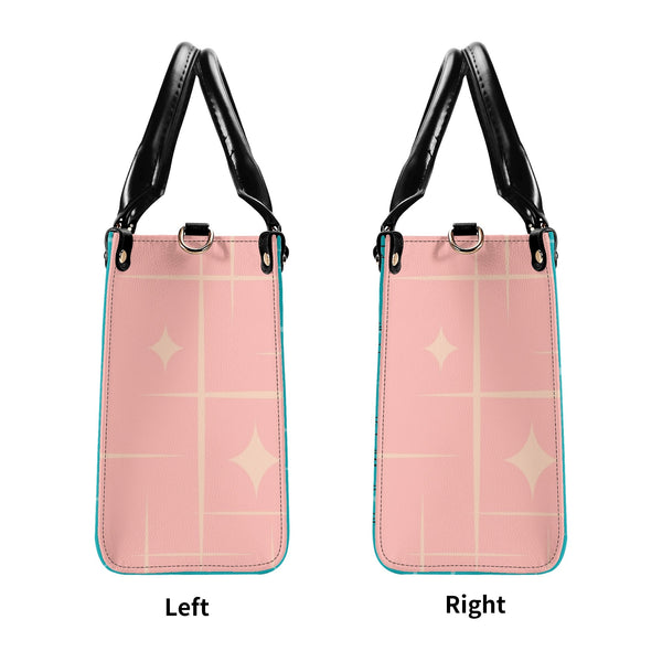 Mid Century Modern Christmas Mod Gal Signature Atomic Cat, Atomic Kitschy Handbag, Shoulder Bag
