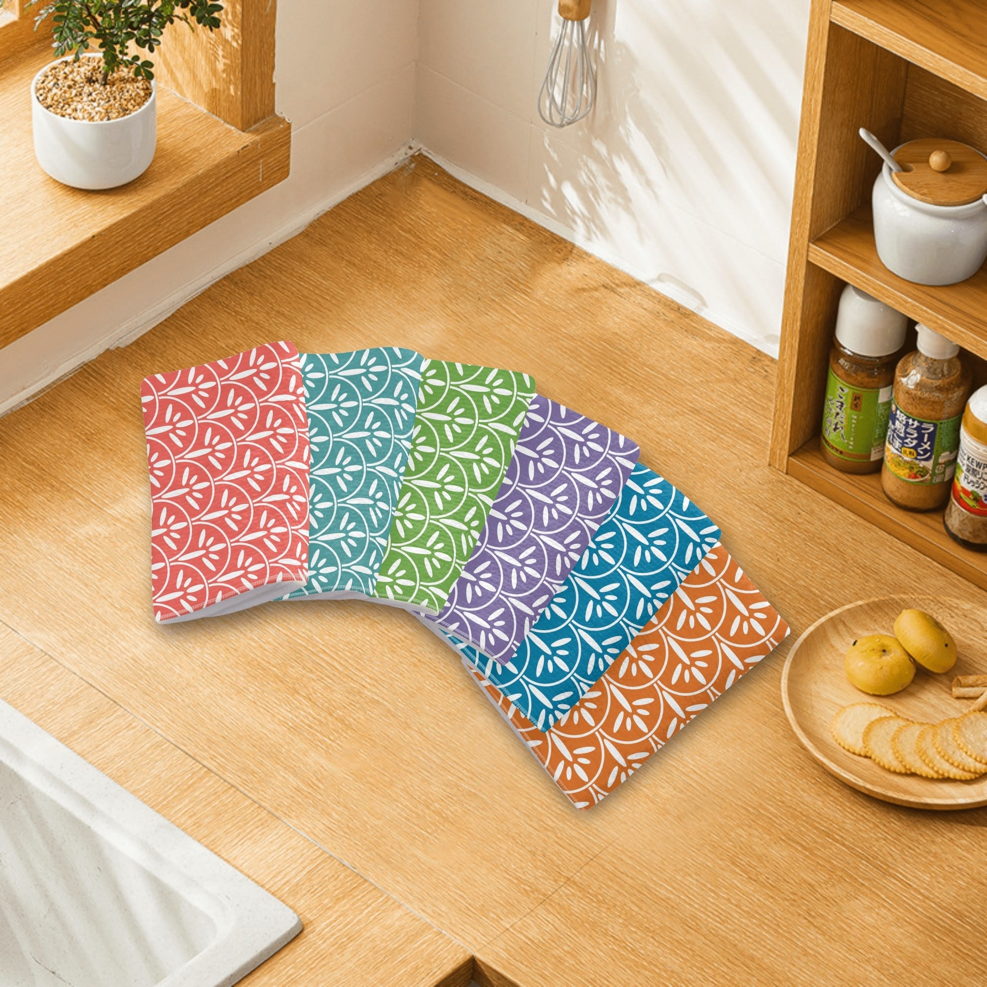 Art Deco Designed Bath And Kitchen Hand Towels - Mid Century Modern Gal