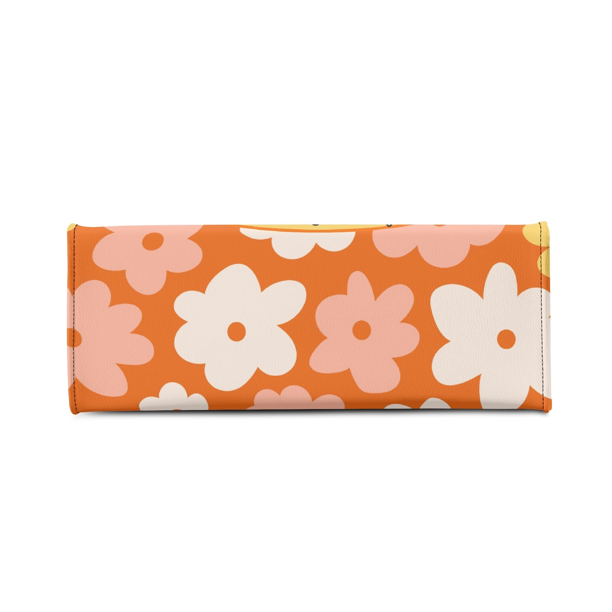 Mid Century Modern Gal Signature Atomic Cat, Retro Floral Summer Vibes Atomic Kitschy Handbag, Shoulder Bag - Mid Century Modern Gal