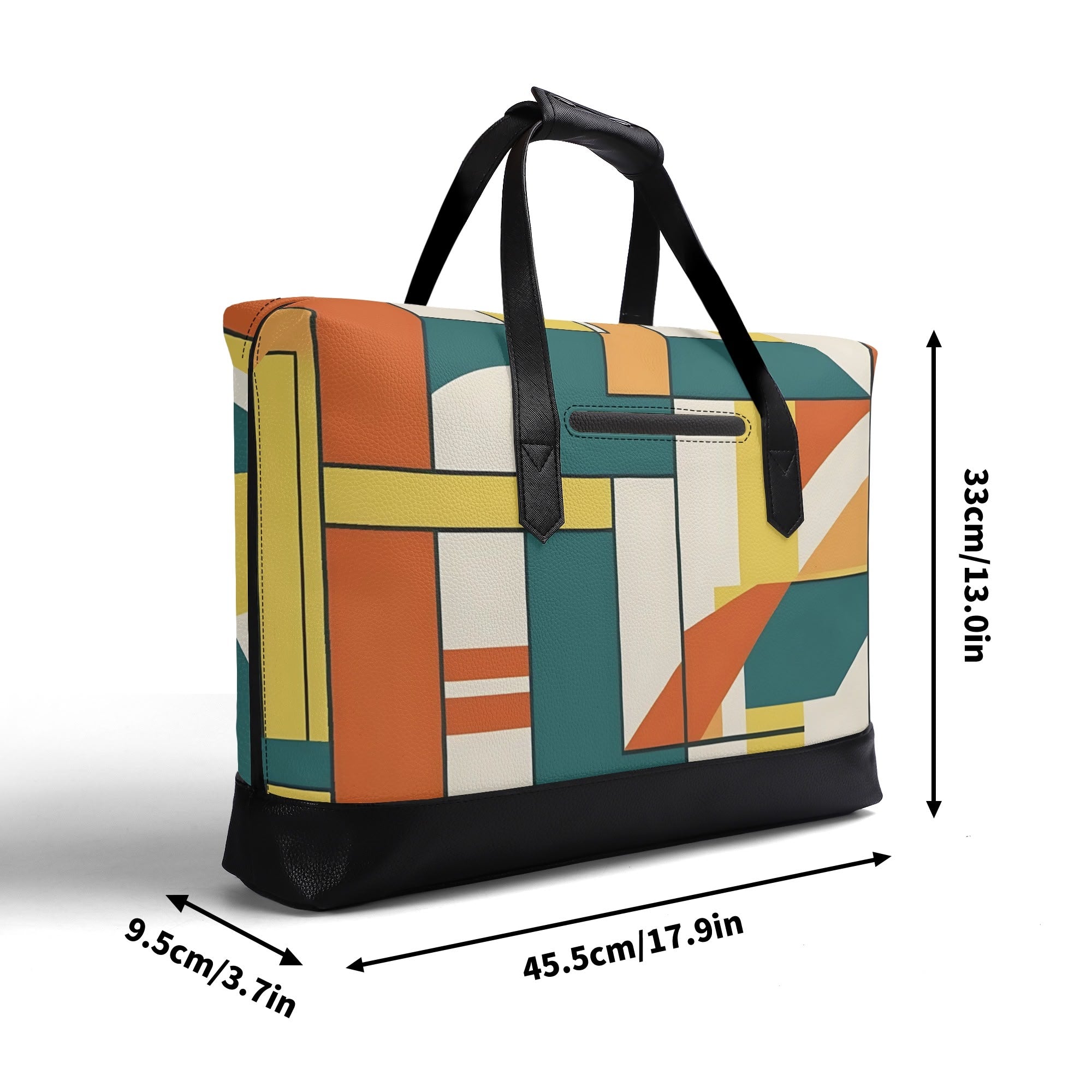 Mid Century Modern Bauhaus Geometric Dapper Dude Work And Travel Briefcase - Mid Century Modern Gal