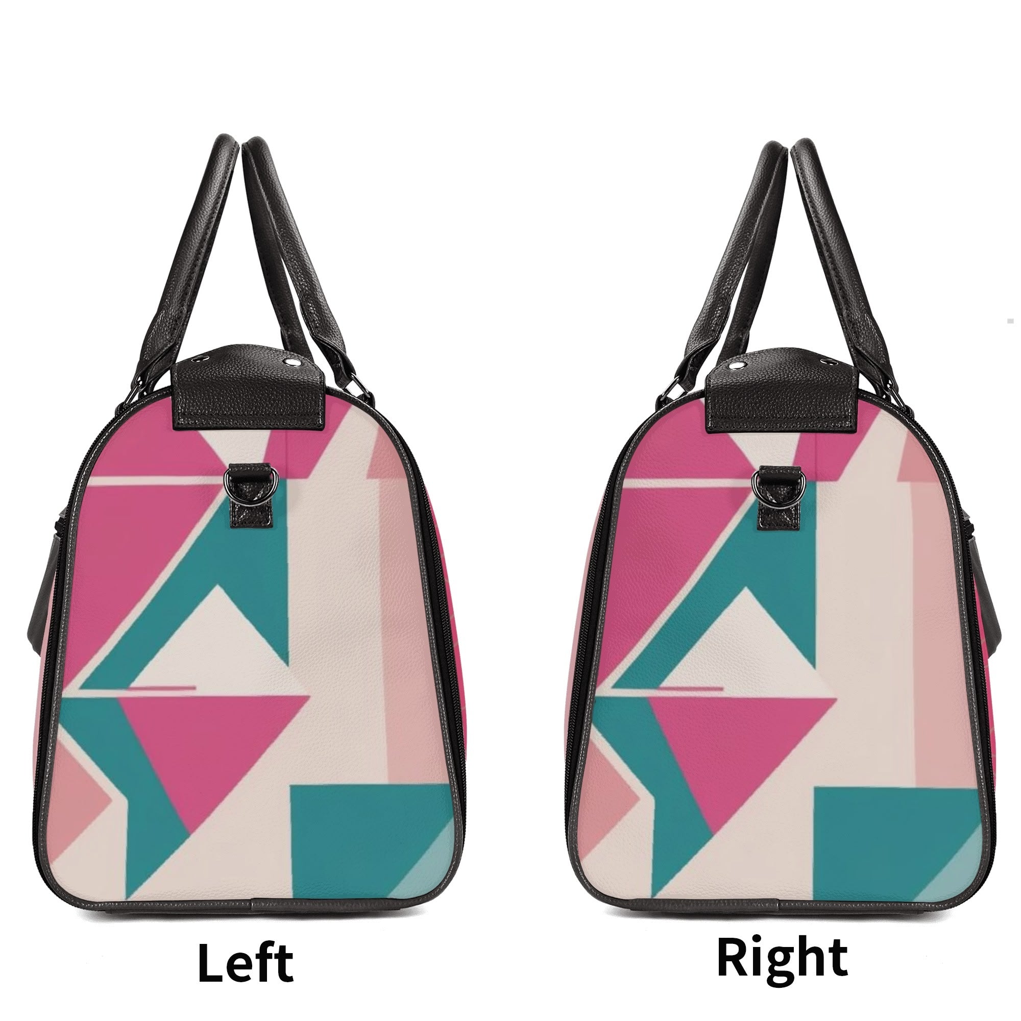 Mid Mod Kitschy Old Palm Springs California Retro Duffel Bag, Trifold Travel Bag - Mid Century Modern Gal