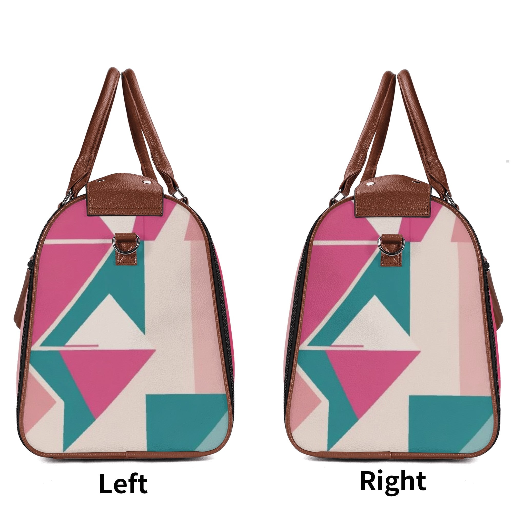 Mid Mod Kitschy Old Palm Springs California Retro Duffel Bag, Trifold Travel Bag - Mid Century Modern Gal