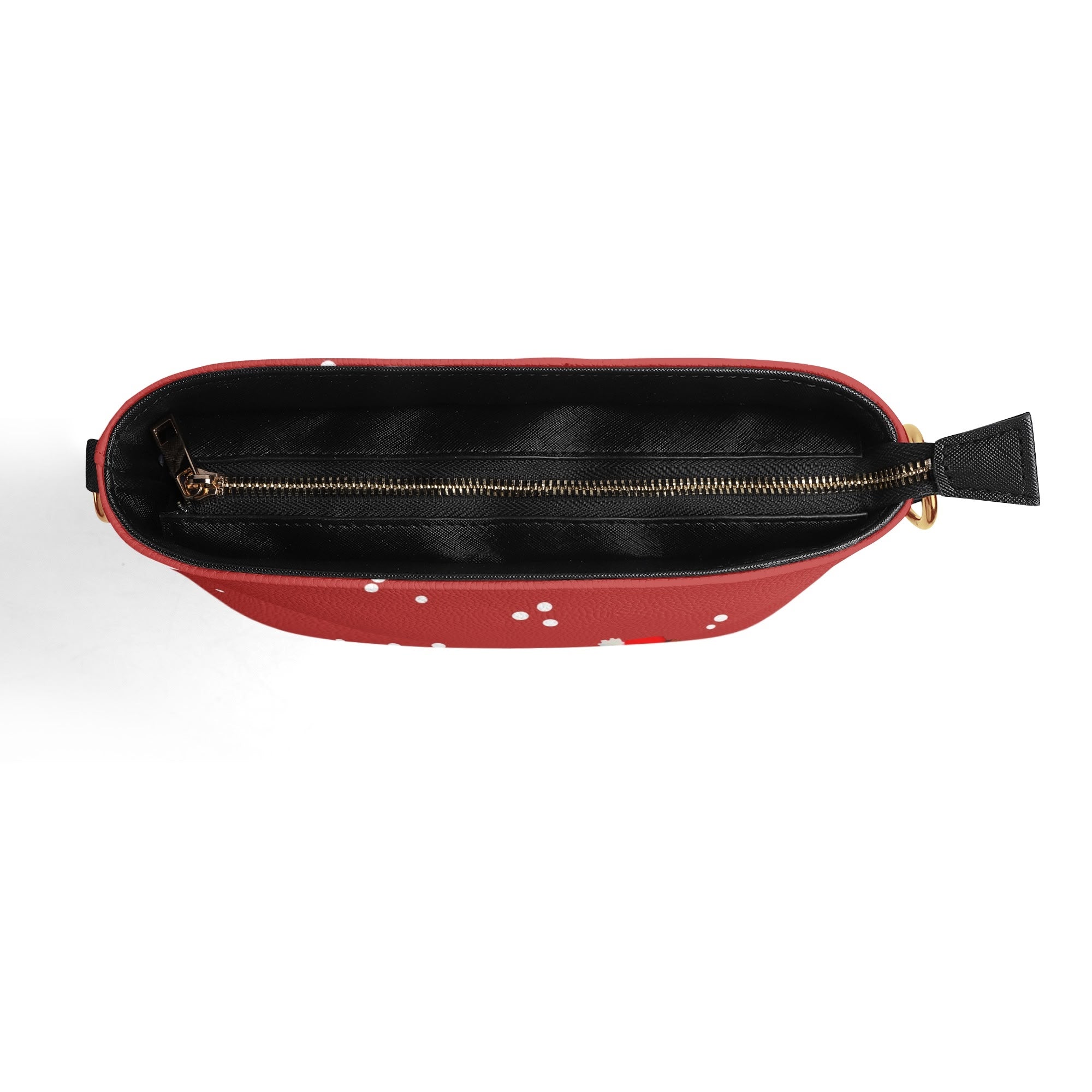 Mid Century Modern Holiday Kitschy Mod Gal, Red Retro Christmas Trendy Bucket Shoulder Bag - Mid Century Modern Gal