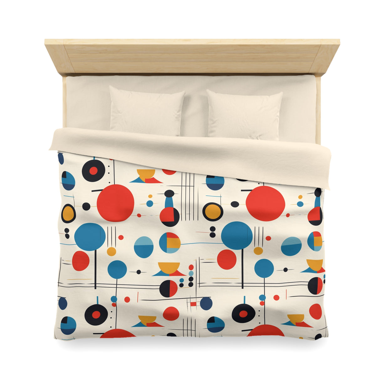 Mid Century Modern Bauhaus Designed Modern Duvet Cover - Mid Century Modern Gal