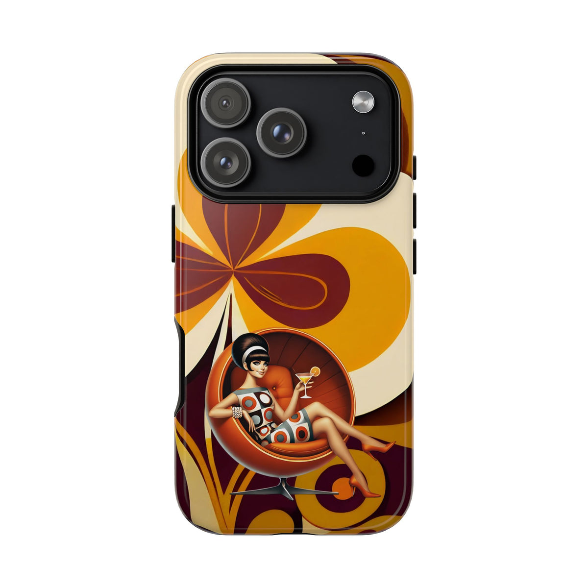 Groovy Mod 60s Retro Flower Power Phone Cases