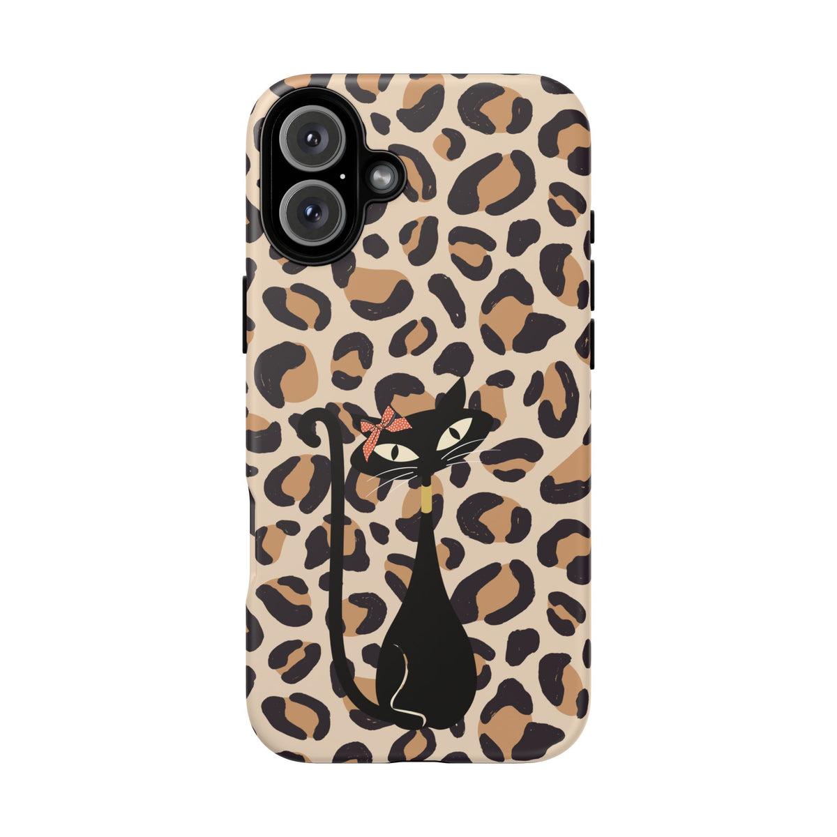 Mid Century Modern 50s Leopard Print, Atomic Cat, Mid Mod Tough Cases