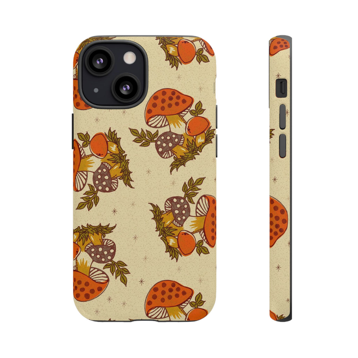 70s Merry Mushroom Groovy Retro Smart Phone Tough Phone Cases