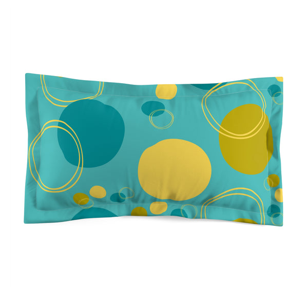 Colorful Geometric Microfiber Pillow Sham - Cozy Decorative Bed Accessory