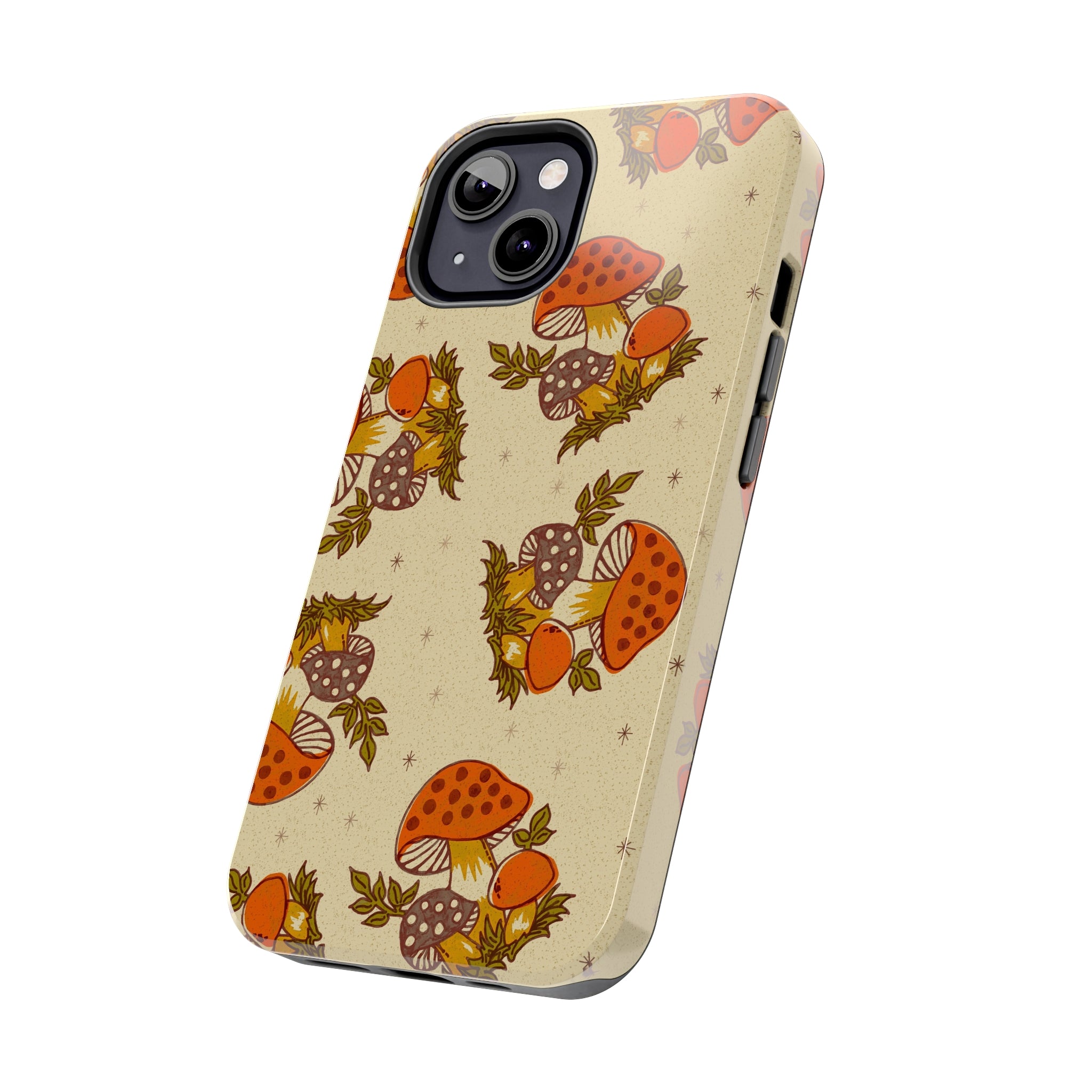 70s Merry Mushroom Groovy Retro Smart Phone Tough Phone Cases
