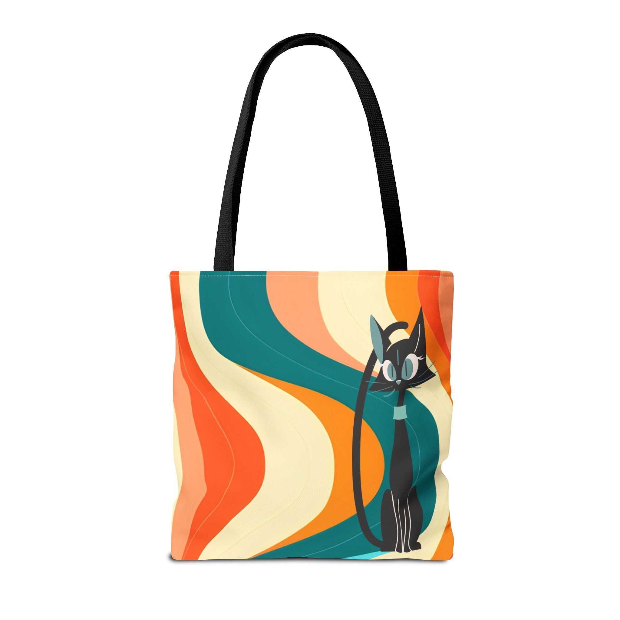 Atomic Cat Mid Mod Groovy Tote Bag - Mid Century Modern Gal