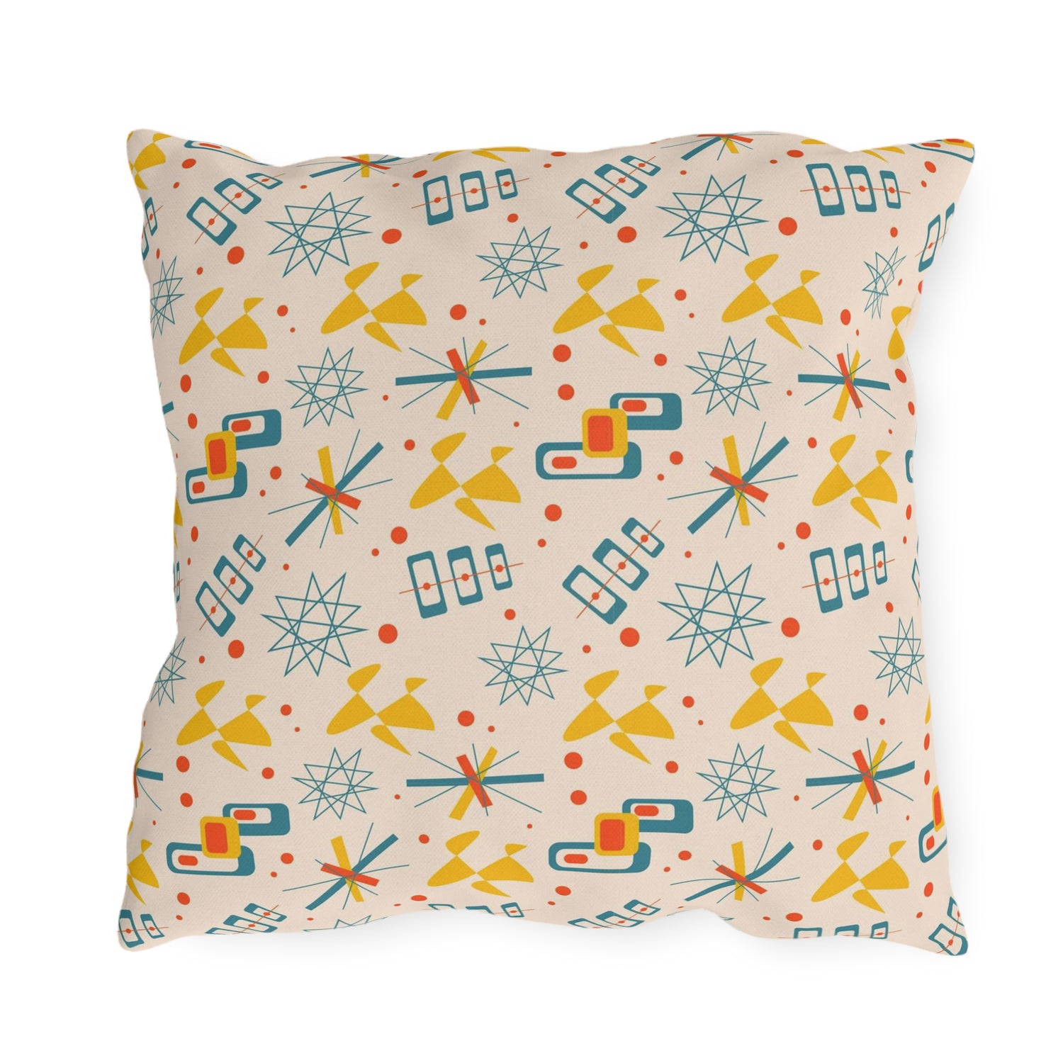 Mid Century Modern 50s Pattern, Mod Summer Outdoor Retro Pillows - Mid Century Modern Gal