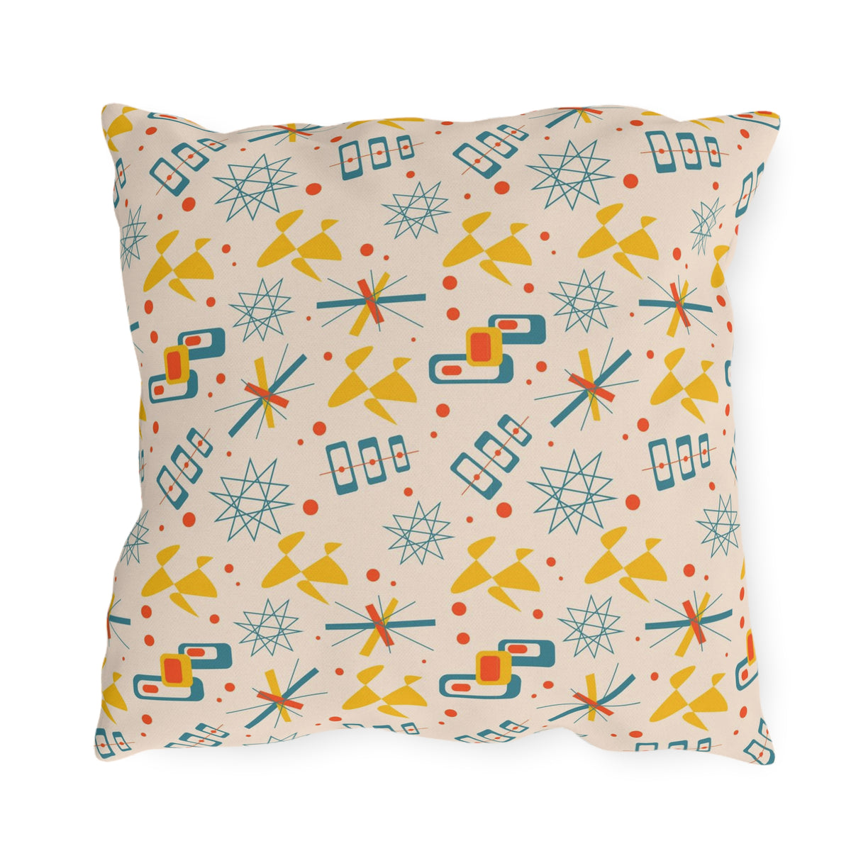 Mid Century Modern 50s Pattern, Mod Summer Outdoor Retro Pillows - Mid Century Modern Gal