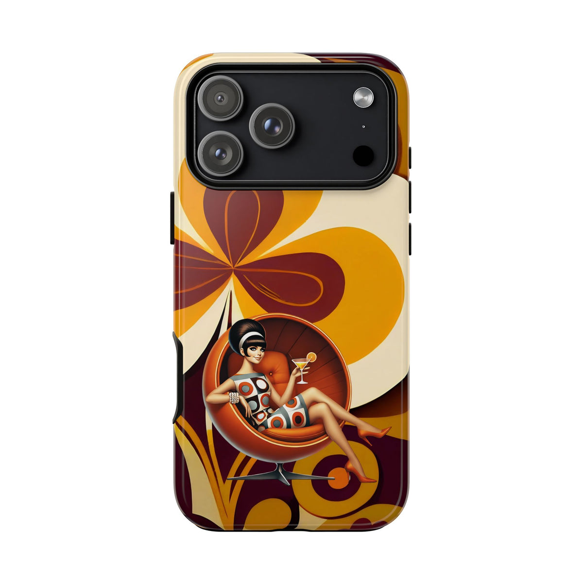 Groovy Mod 60s Retro Flower Power Phone Cases