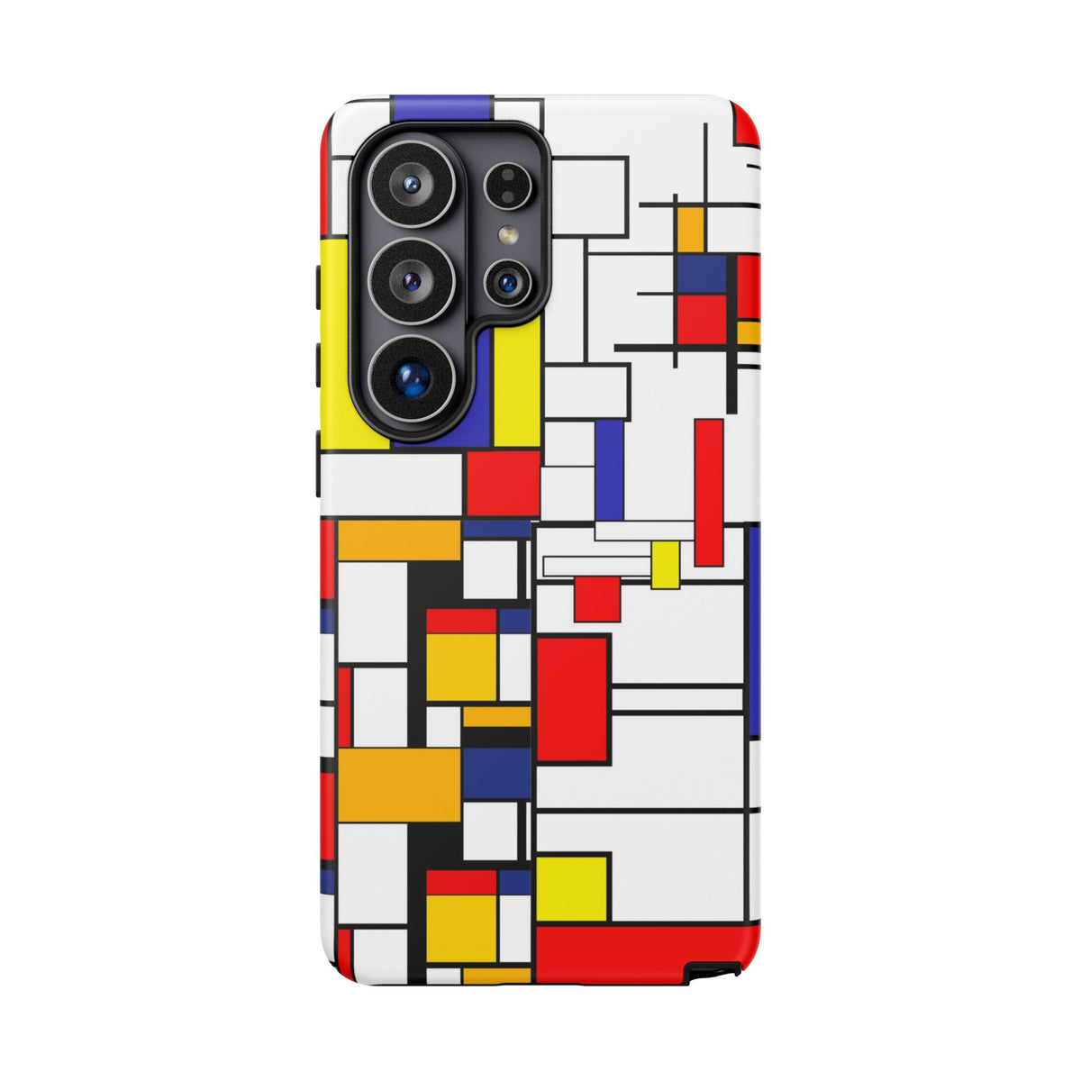 Retro Mod Mondrian, Mid Century Modern Style Tough Phone Case