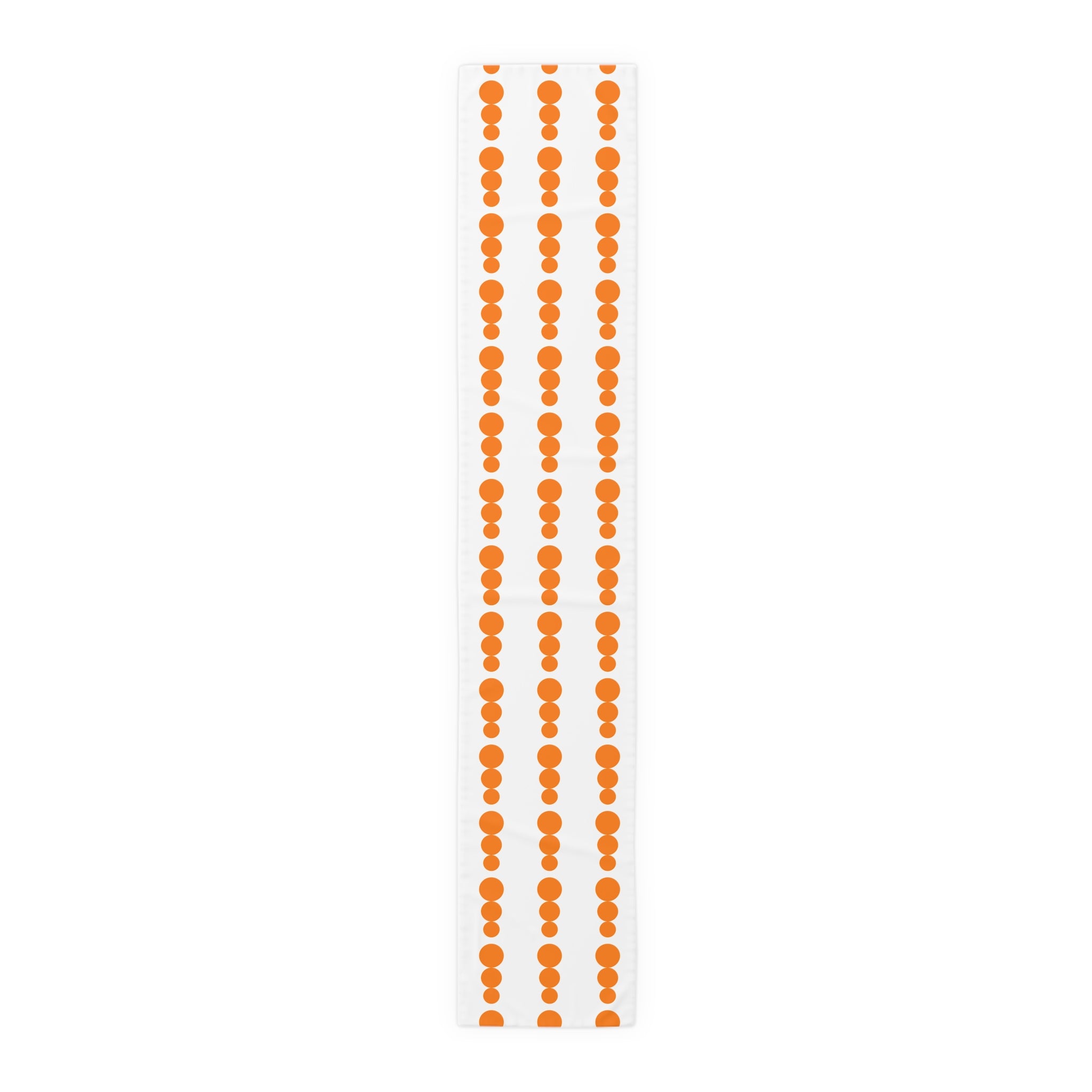 Modern Orange Pyrex Dot Table Runner - Mid Century Modern Gal