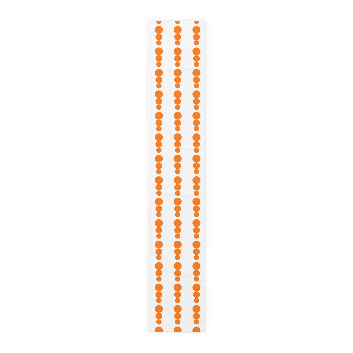 Modern Orange Pyrex Dot Table Runner - Mid Century Modern Gal