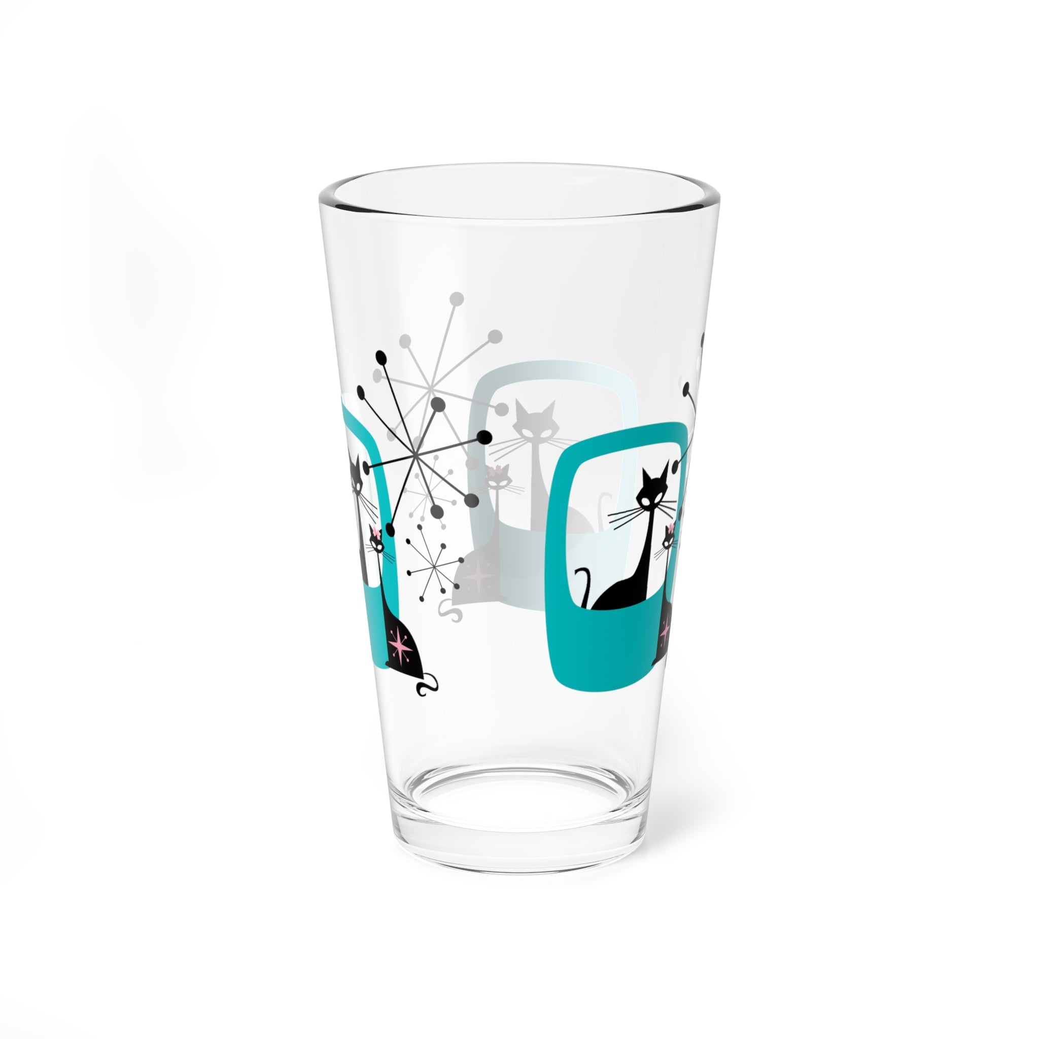 Atomic Cat Kitschy Mid Century Modern Retro Barware - Mid Century Modern Gal