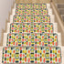 Mid Century Modern Multi Colored Retro Mod Geometric Designed Non Slip Carpet for Stairs Treads - Mid Century Modern Gal