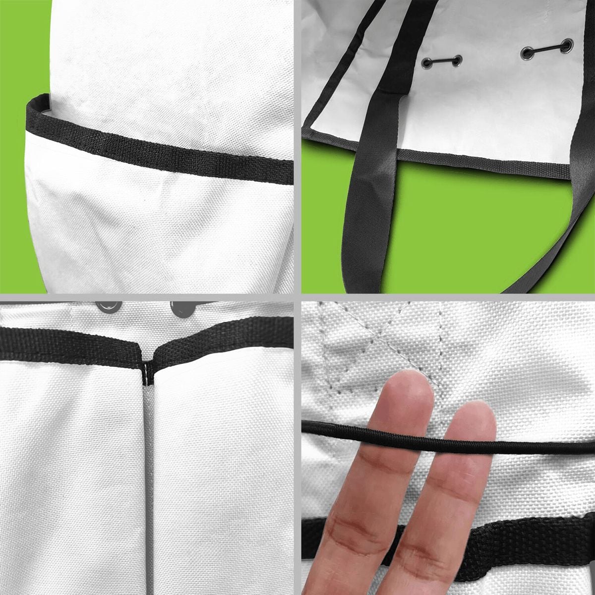 Mid Century Modern Sinatra Orange, Starburst, Geometric Funky Fun Garden Tool Bag - Mid Century Modern Gal