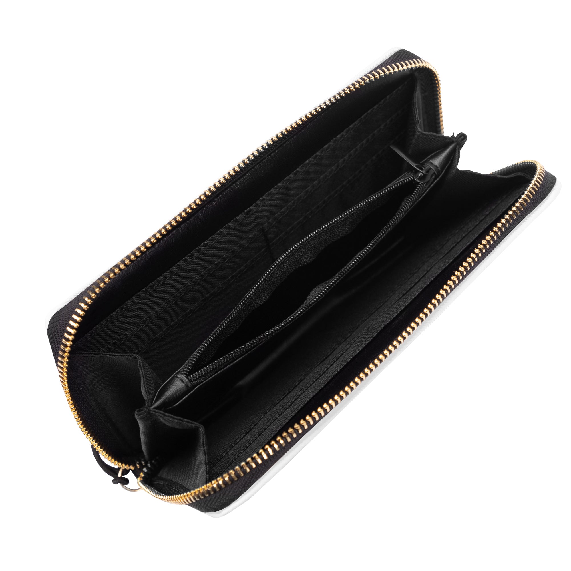 50s Cat Eye Glasses, Kitschy Retro Zipper Wristlet Wallet - Mid Century Modern Gal