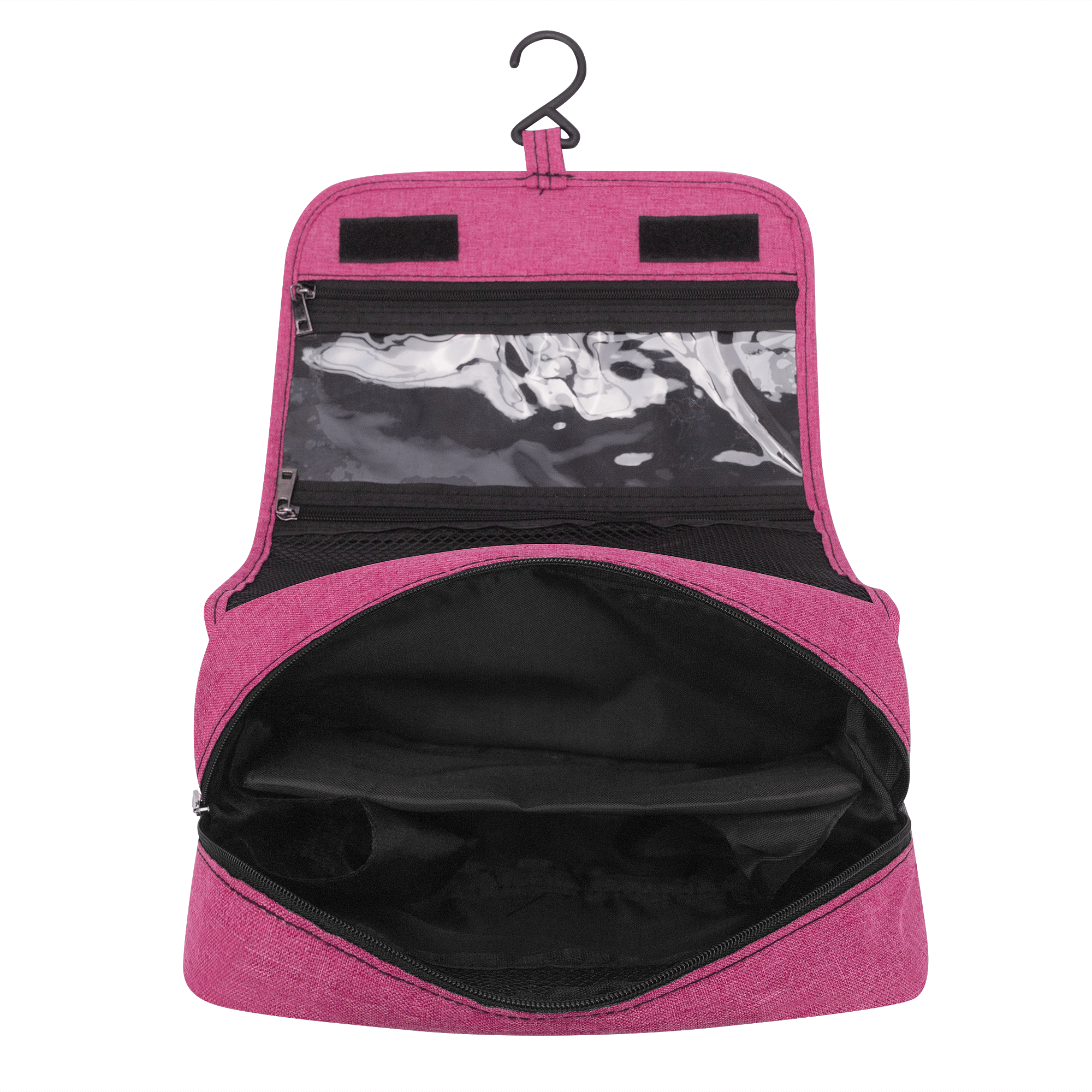 Atomic Kitschy Retro Cat, Mid Mod Starburst Toiletry Cosmetic Travel Bag - Mid Century Modern Gal