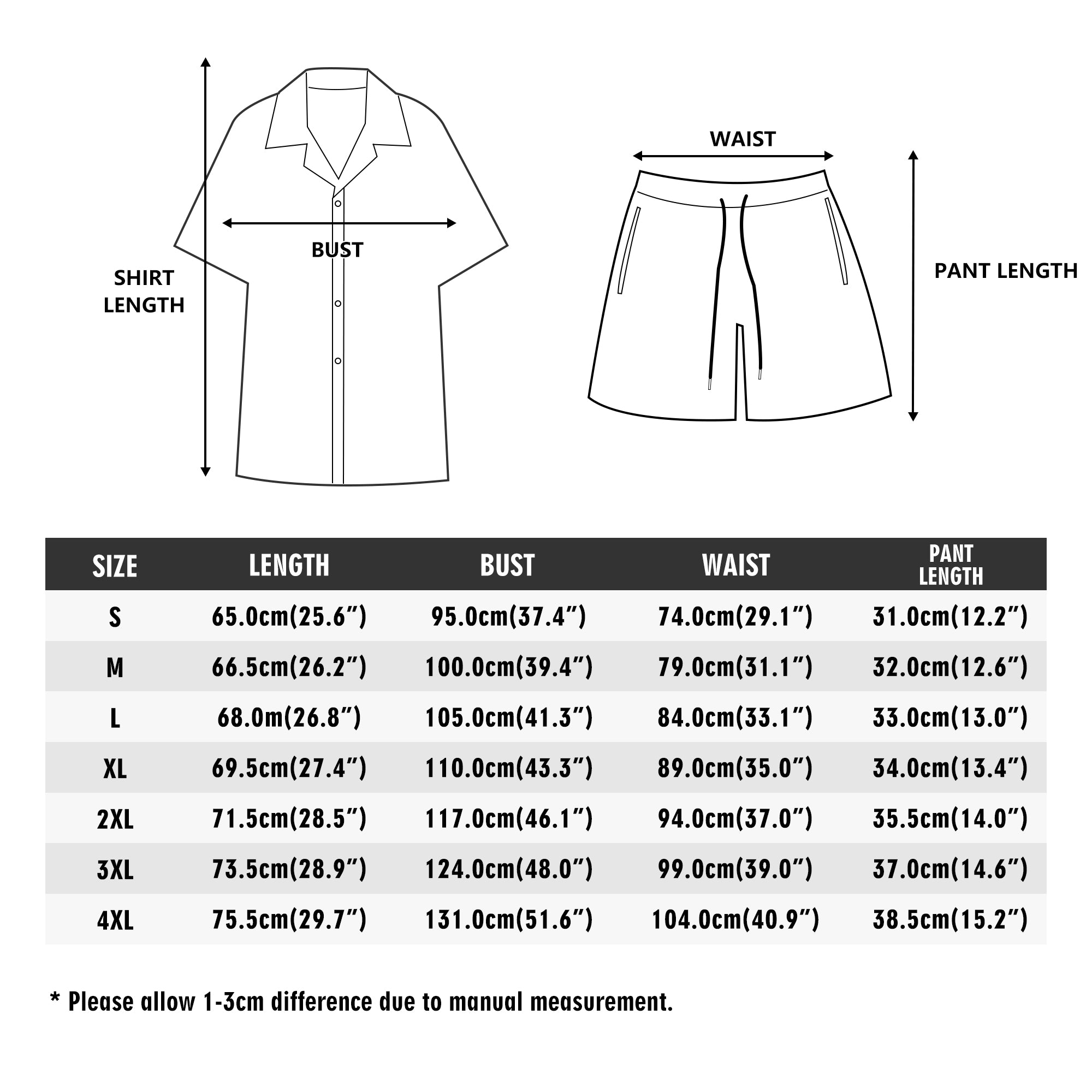 Mid Mod Dapper Dude, Mens Regular Fit Hawaiian Short Sleeve Shirt and Shorts Set - Mid Century Modern Gal