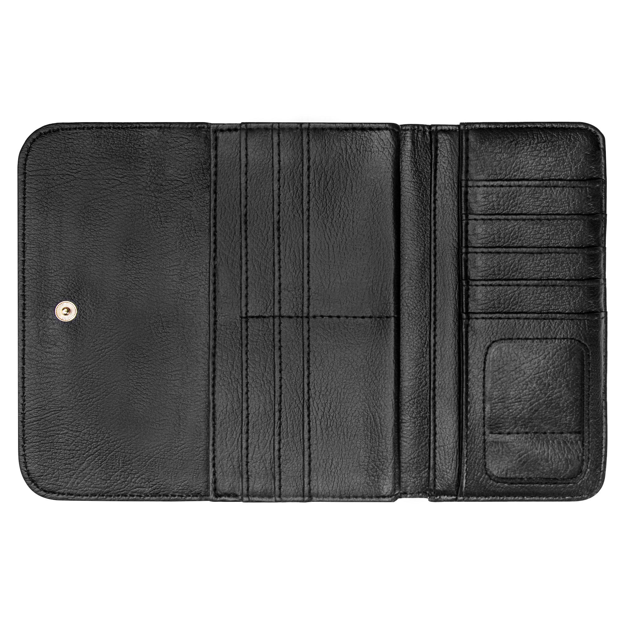 Atomic Cocktail Hour, Mid Mod Gal Kitschy Fun Trifold Wallet - Mid Century Modern Gal