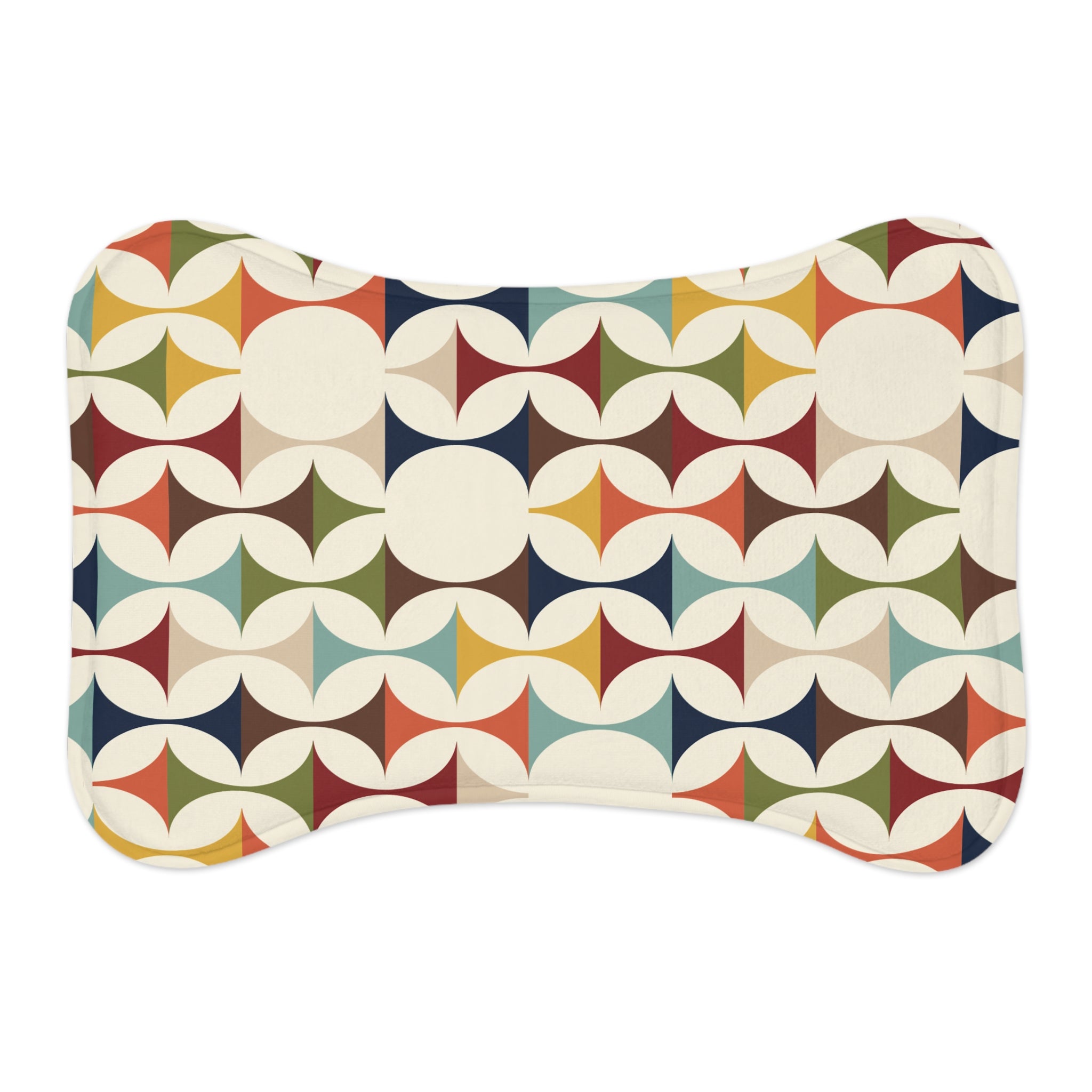 Scandinavian Design Geometric Pet Feeding Mats - Mid Century Modern Gal
