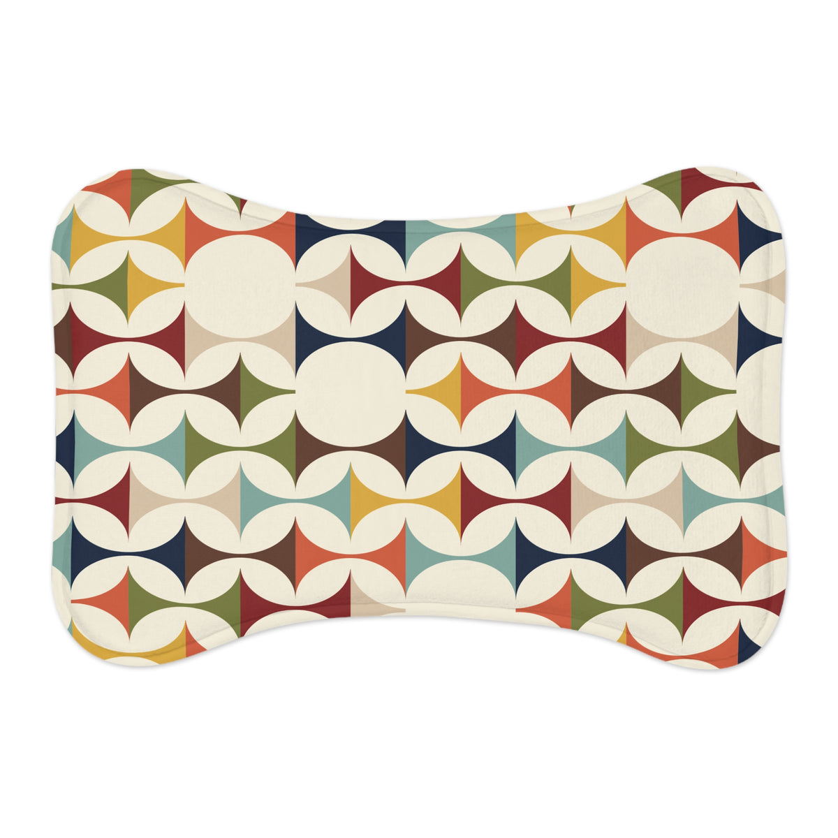 Scandinavian Design Geometric Pet Feeding Mats - Mid Century Modern Gal