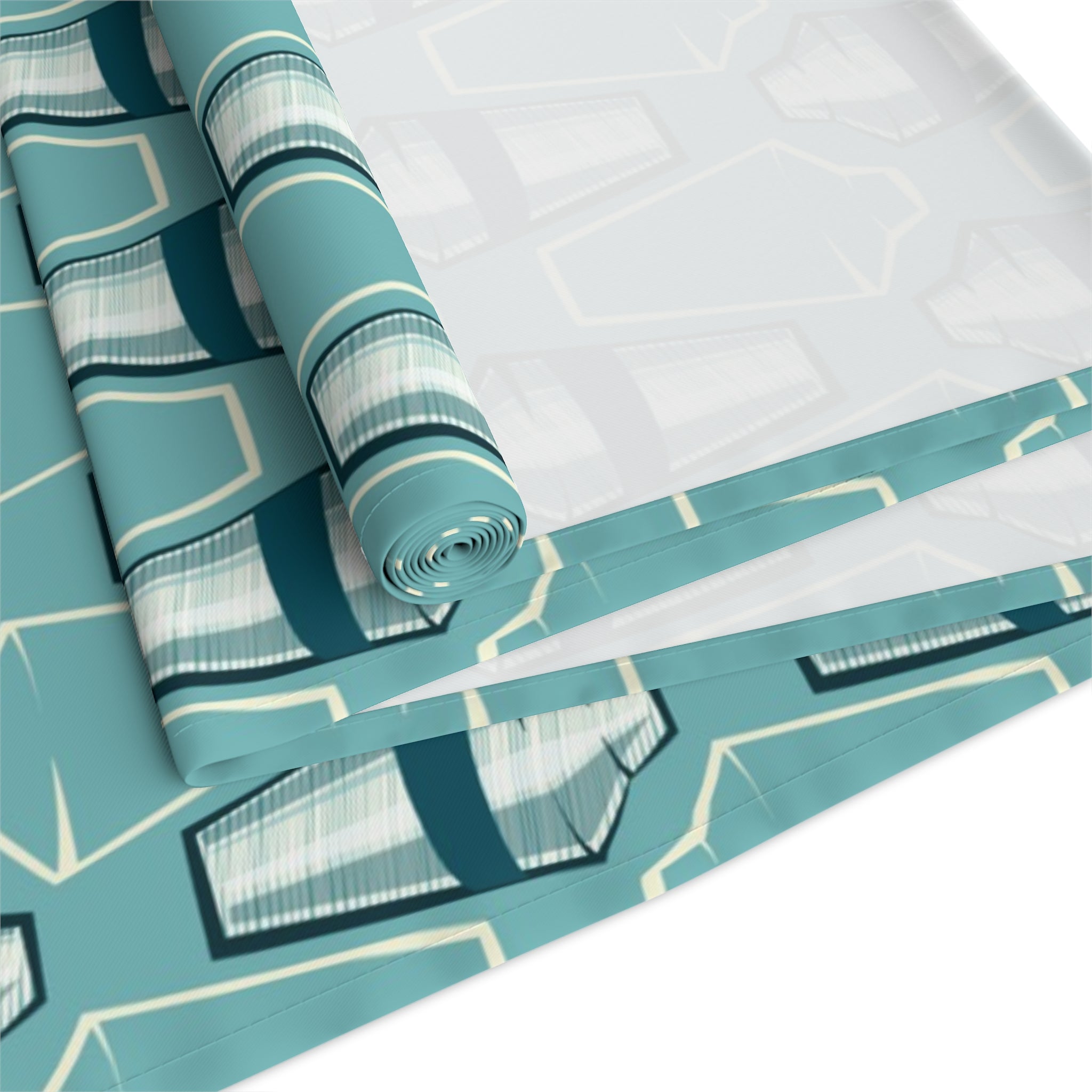 Mid Century Modern Barware Martini Shaker Modern Table Runner - Mid Century Modern Gal