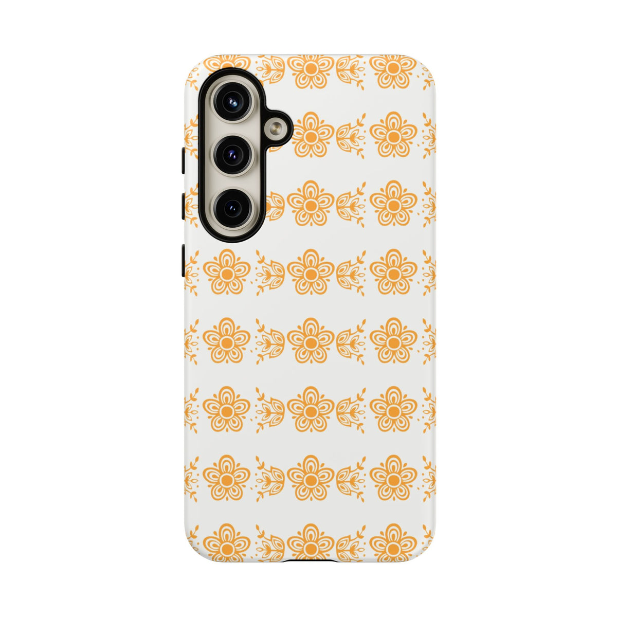 Pyrex Golden Butterfly Floral Phone Case, Tough Cases for Stylish Protection, Gift for Her, Durable, Trendy Floral Design, Cell Phone Cover - Mid Century Modern Gal