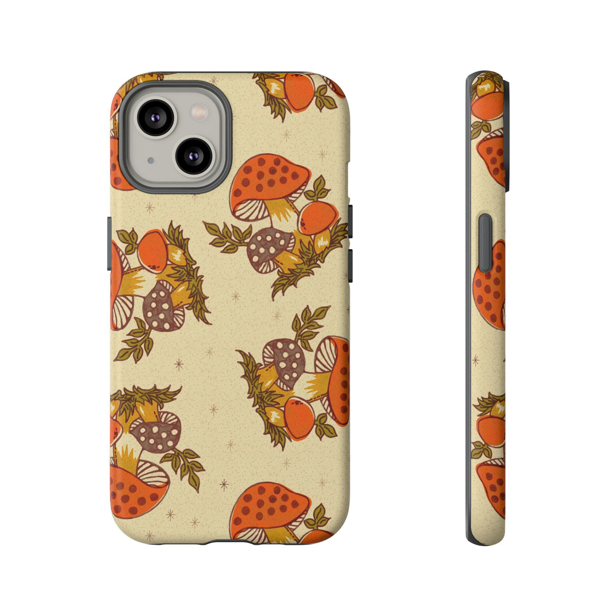 70s Merry Mushroom Groovy Retro Smart Phone Tough Phone Cases