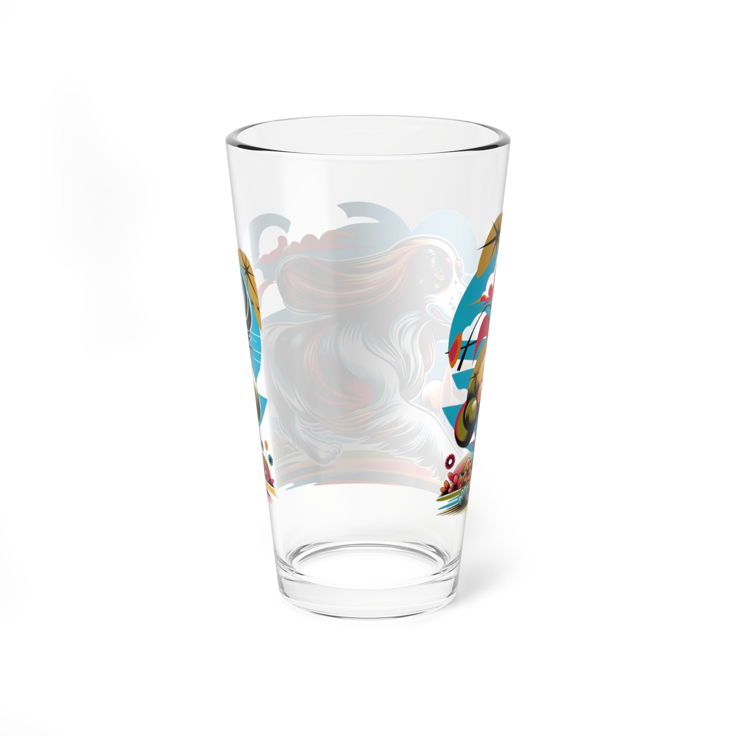 King Cavalier, Charles Spaniel Dog Mid Mod Retro Atomic Barware - Mid Century Modern Gal